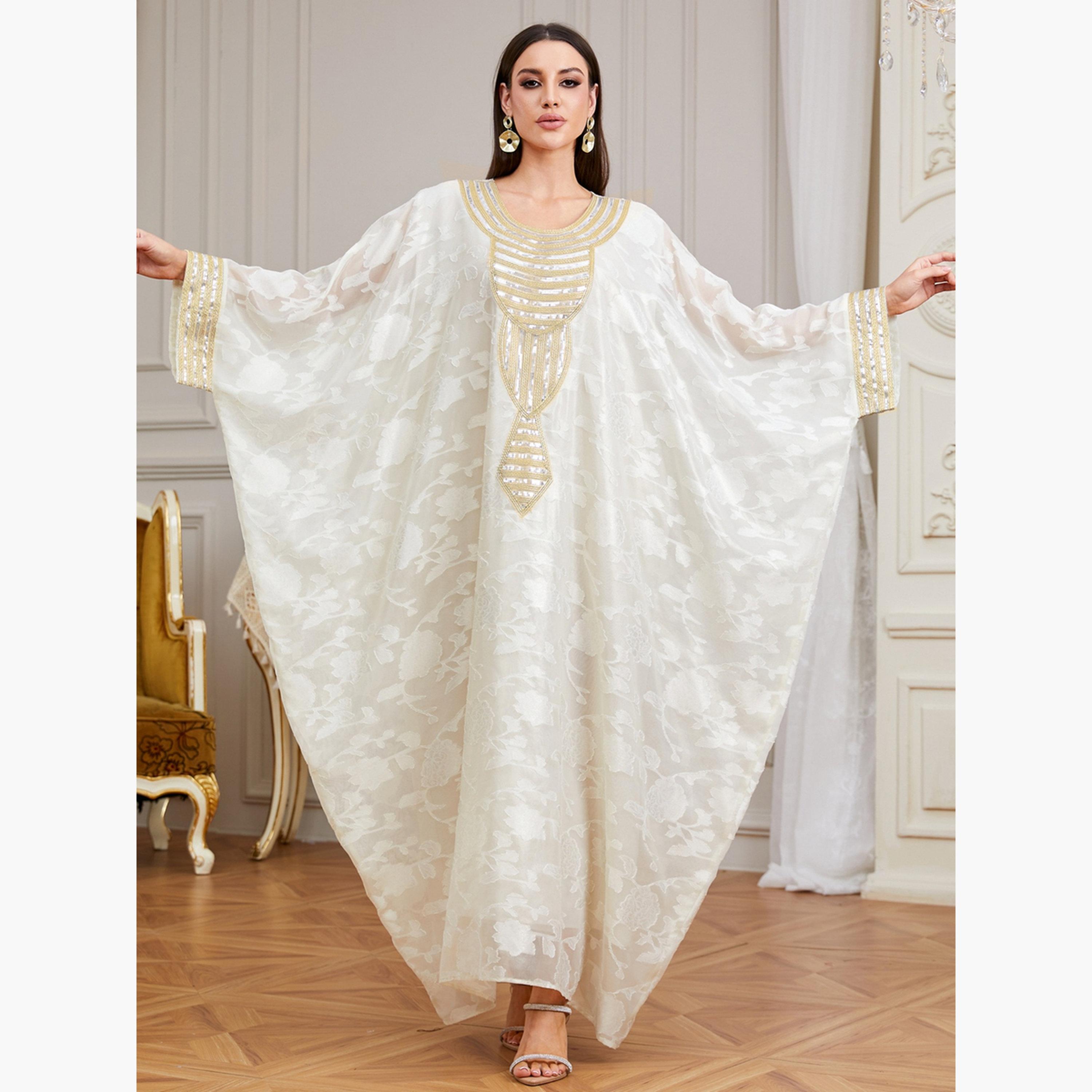 قفطان مطرز بأكمام كيمونو-women-arabicclothing-kaftan-image-3