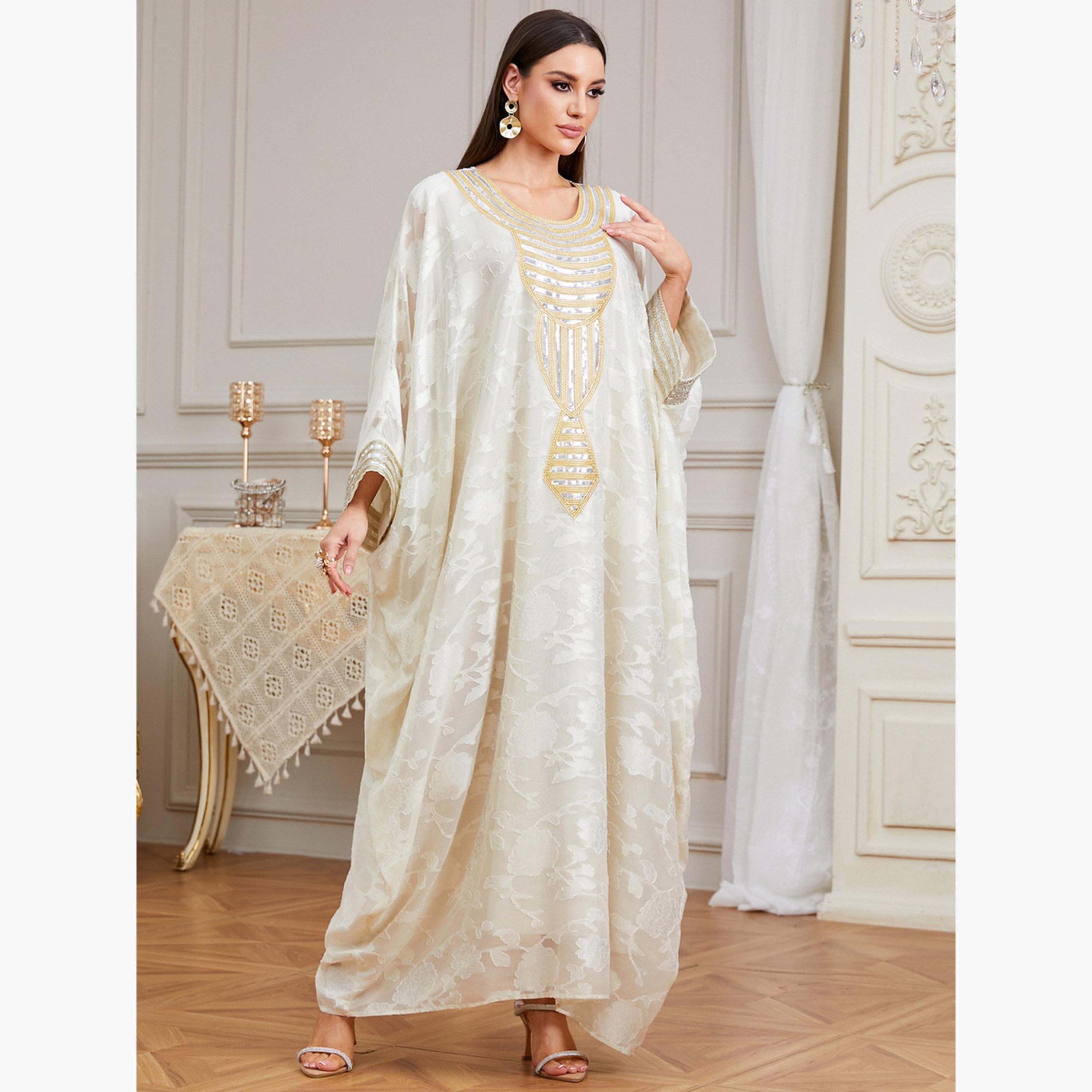 قفطان مطرز بأكمام كيمونو-women-arabicclothing-kaftan-image-5