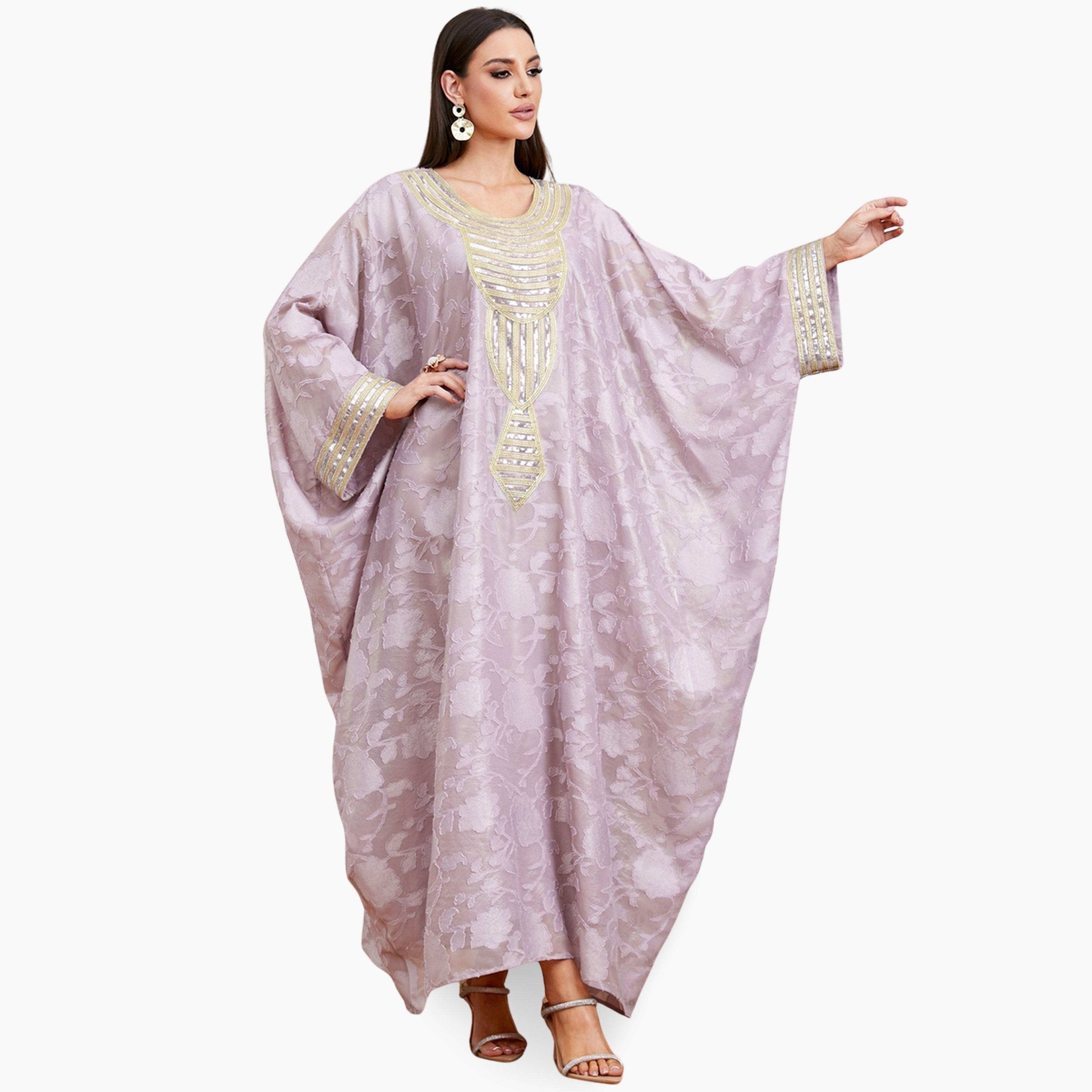 Take Two Women Sequin Embroidered Kaftan-women-arabicclothing-kaftan-image-2