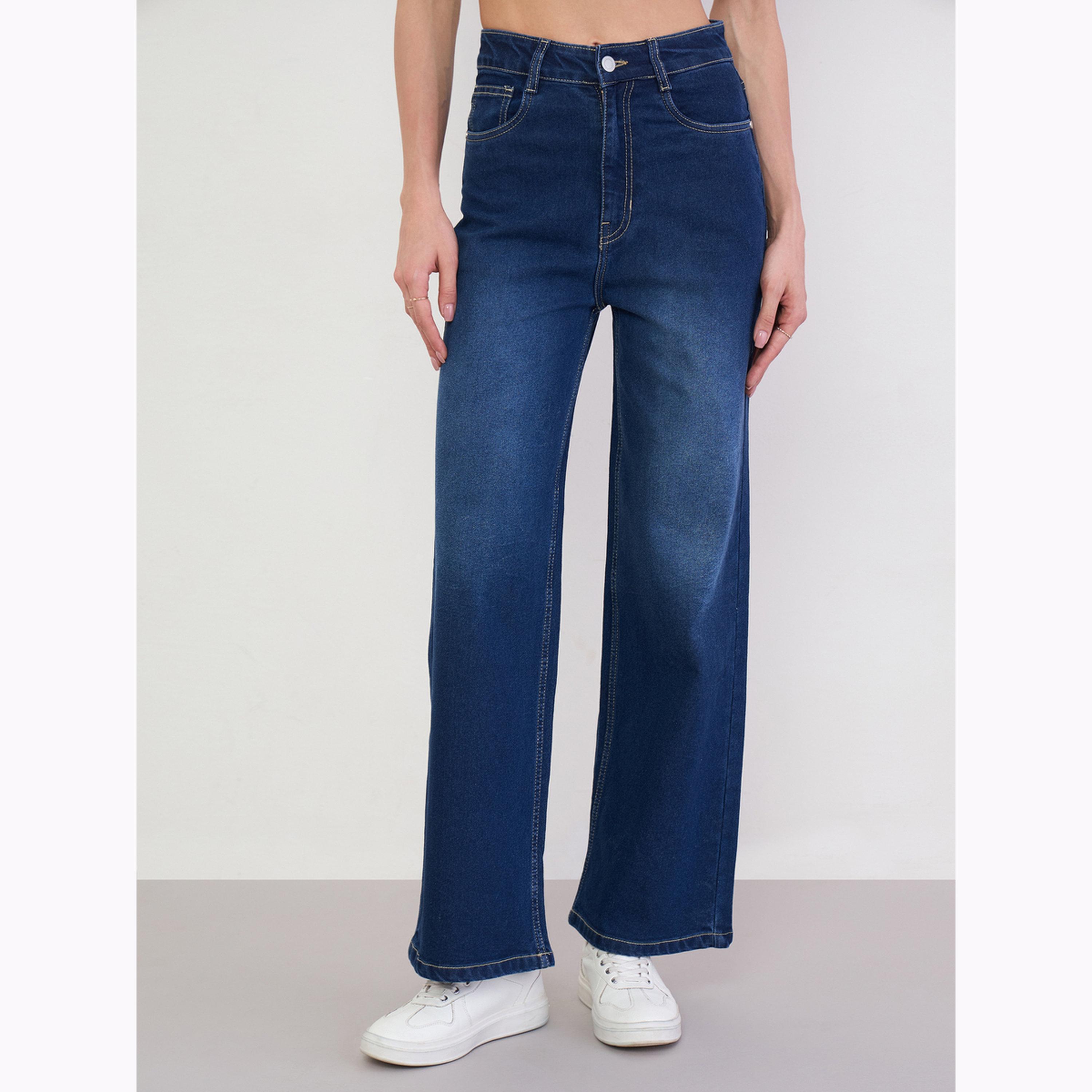 Styli High Rise Wide Leg Jeans-women-clothing-bottoms-jeans-image-1