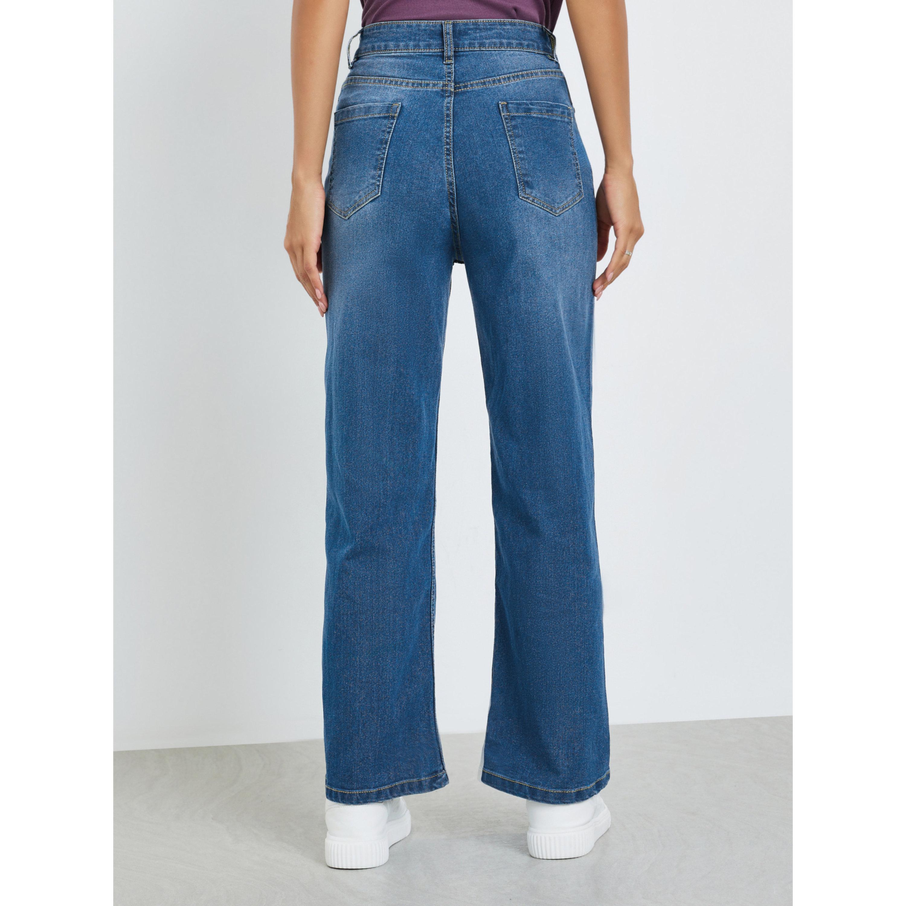 Styli Blue Straight Leg Low Fade Jeans-women-clothing-bottoms-jeans-image-4