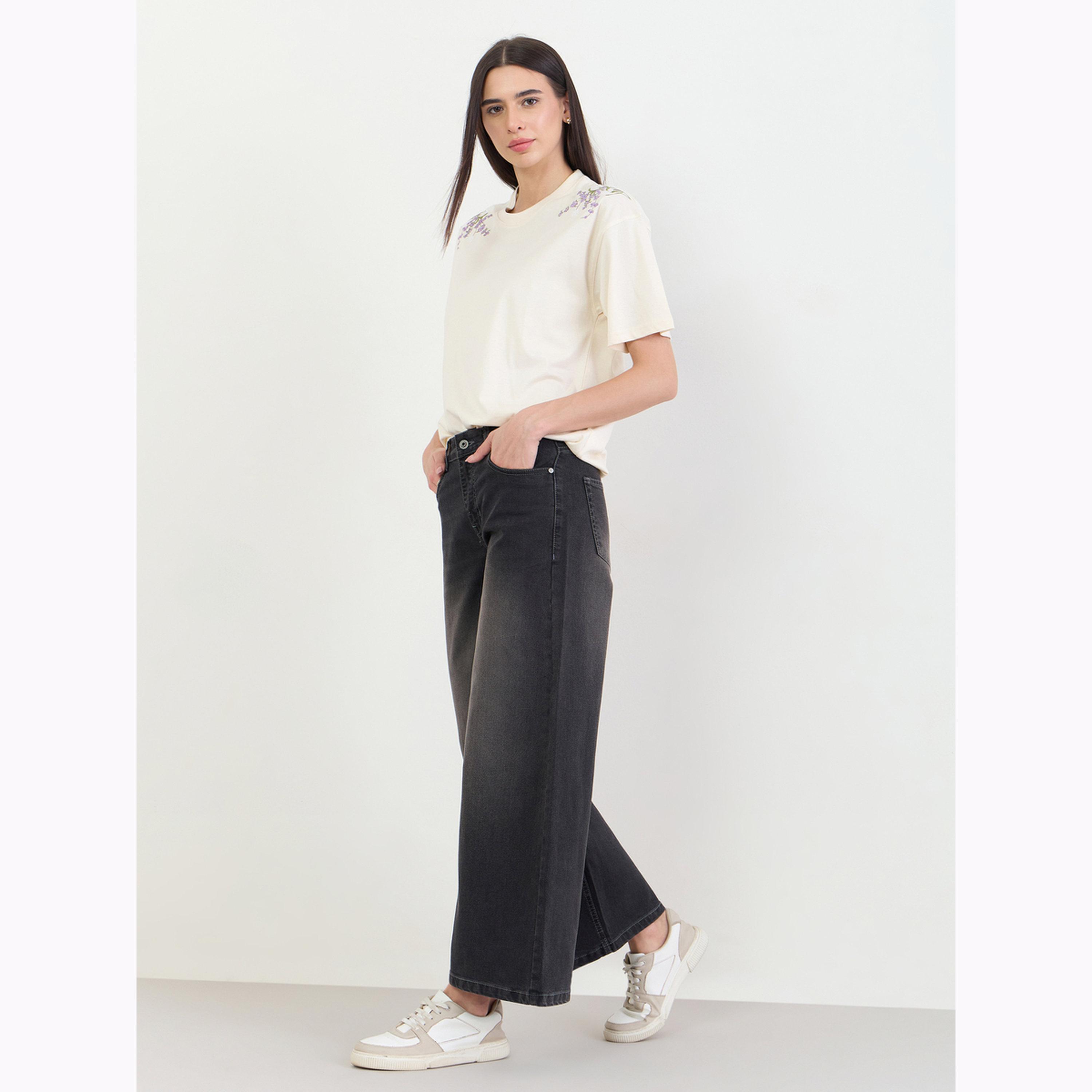 Styli Women Charcoal Wide Leg Jeans-women-clothing-bottoms-jeans-image-2