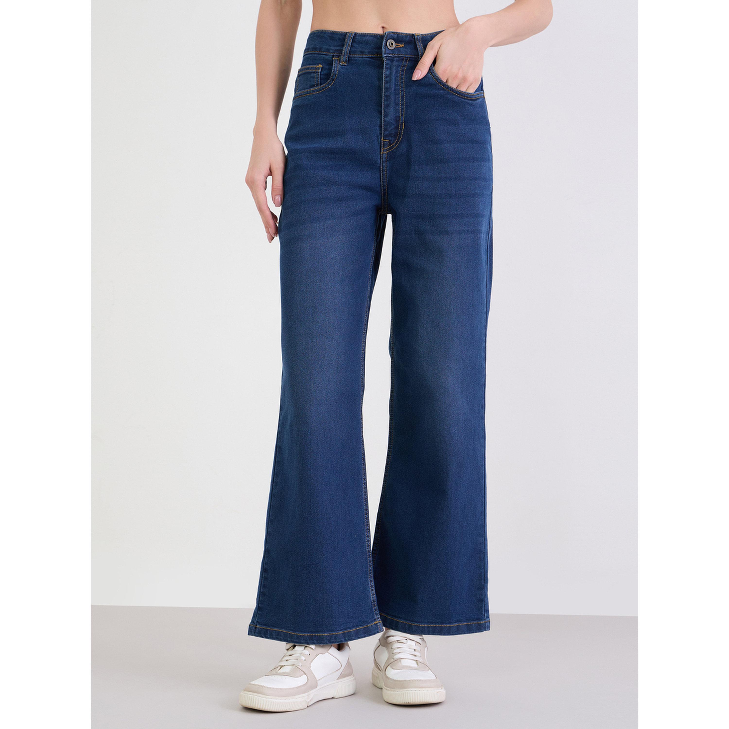 جينز بأرجل واسعة بخصر مرتفع-women-clothing-bottoms-jeans-image-1