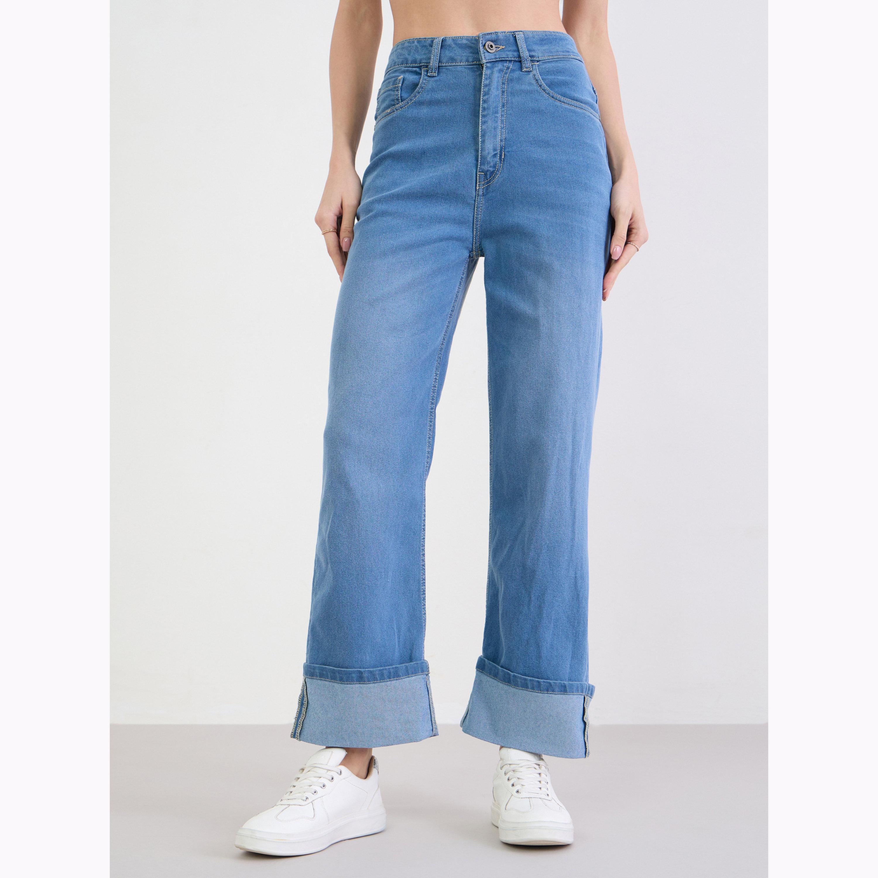 جينز نسائي بأرجل مستقيمة-women-clothing-bottoms-jeans-image-1