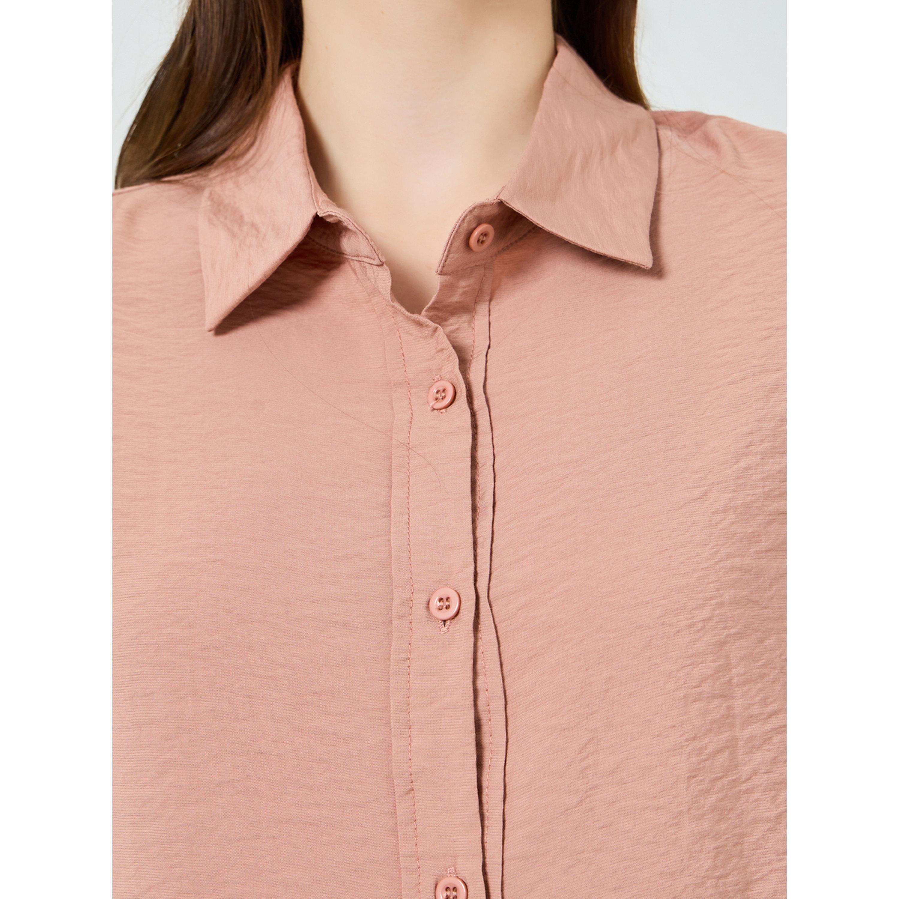 بلوزة بأكمام طويلة وملمس بارز خوخي-women-clothing-shirtsandblouses-shirts-image-4