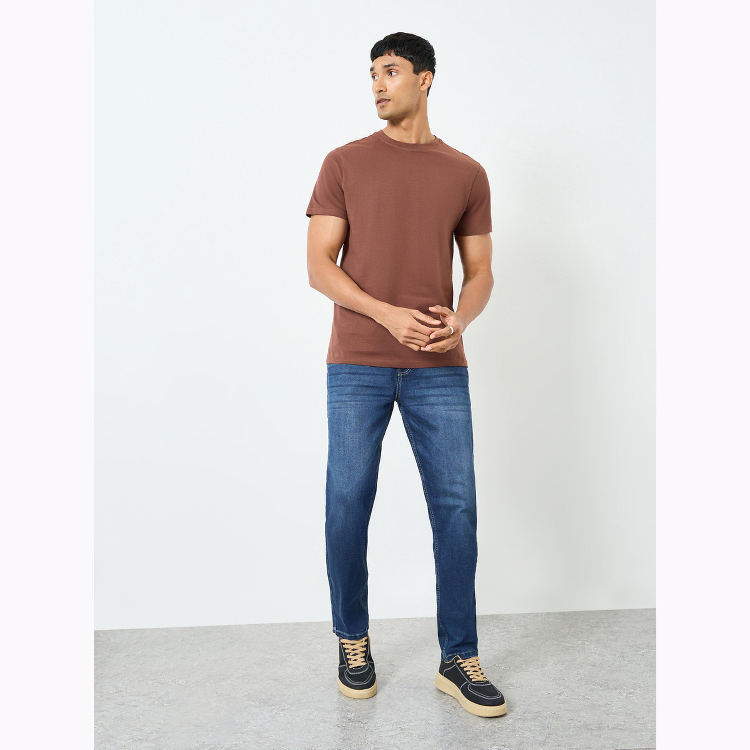 جينز قطن بنسيج قابل للتمدد وقصة سليم فت-men-clothing-bottoms-jeans-image-2
