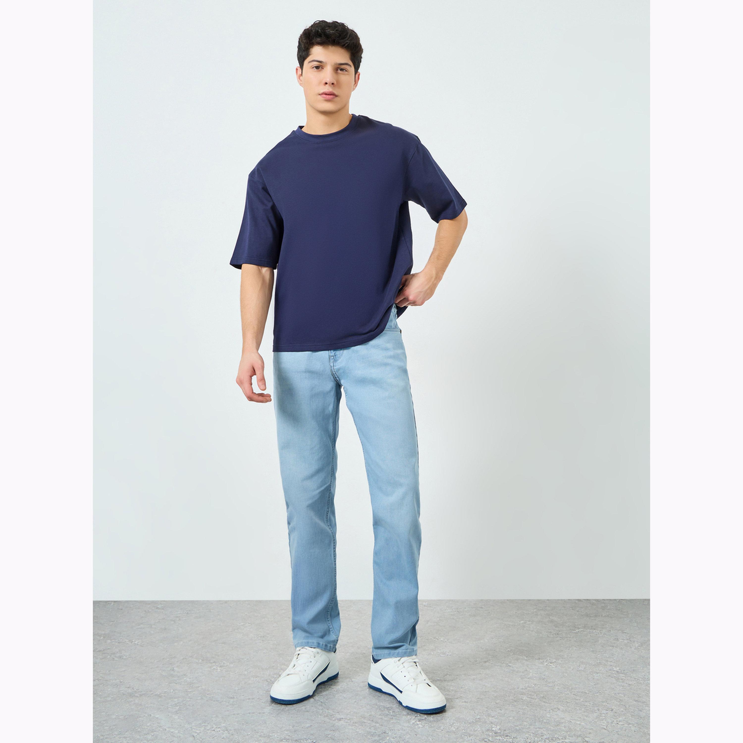 Styli Men Cotton Stretch 5-Pocket Slim Fit Jeans-men-clothing-bottoms-jeans-image-2