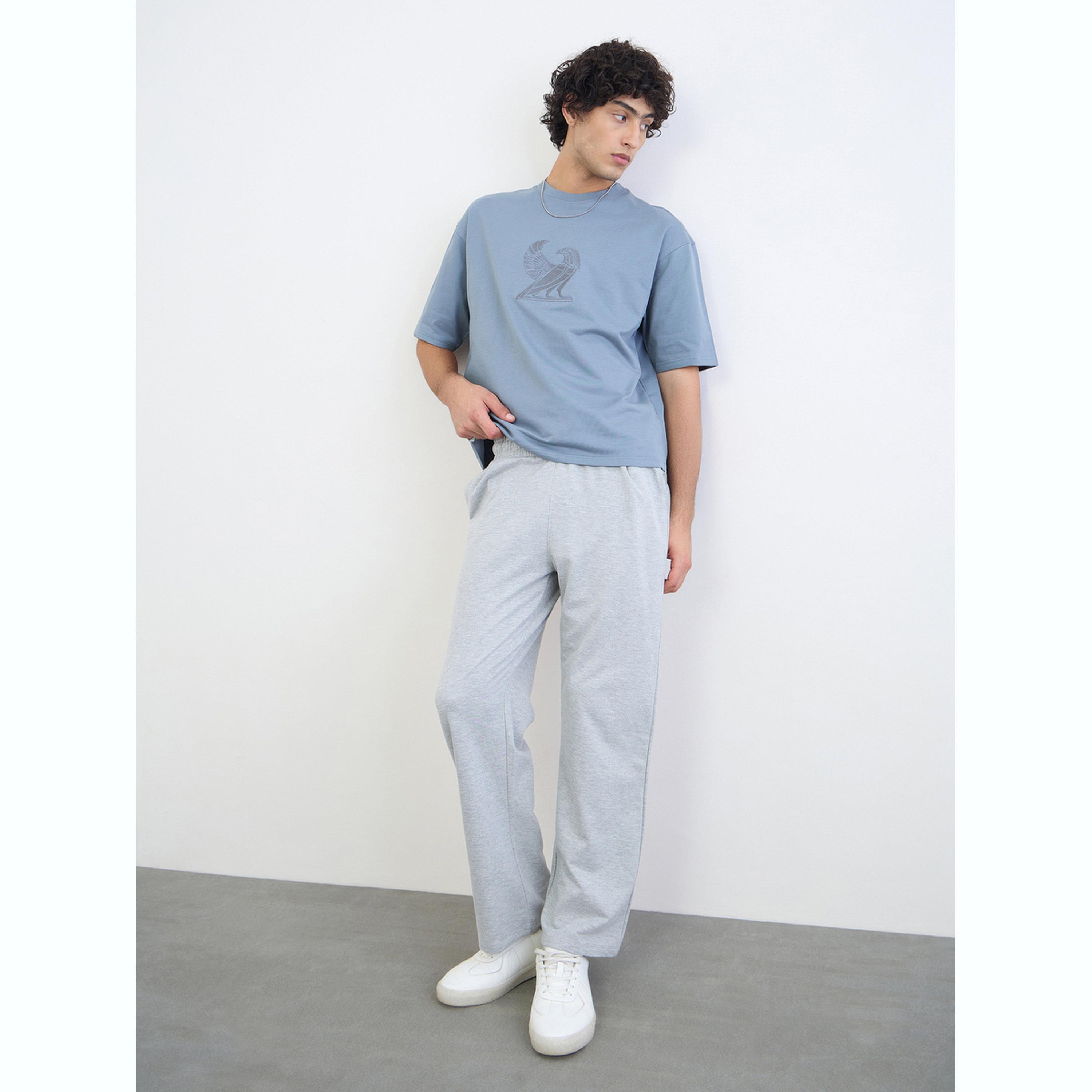 Styli Men Oversized Front Embroidered Cotton T-Shirt-men-clothing-tshirtsandpolos-tshirts-image-2