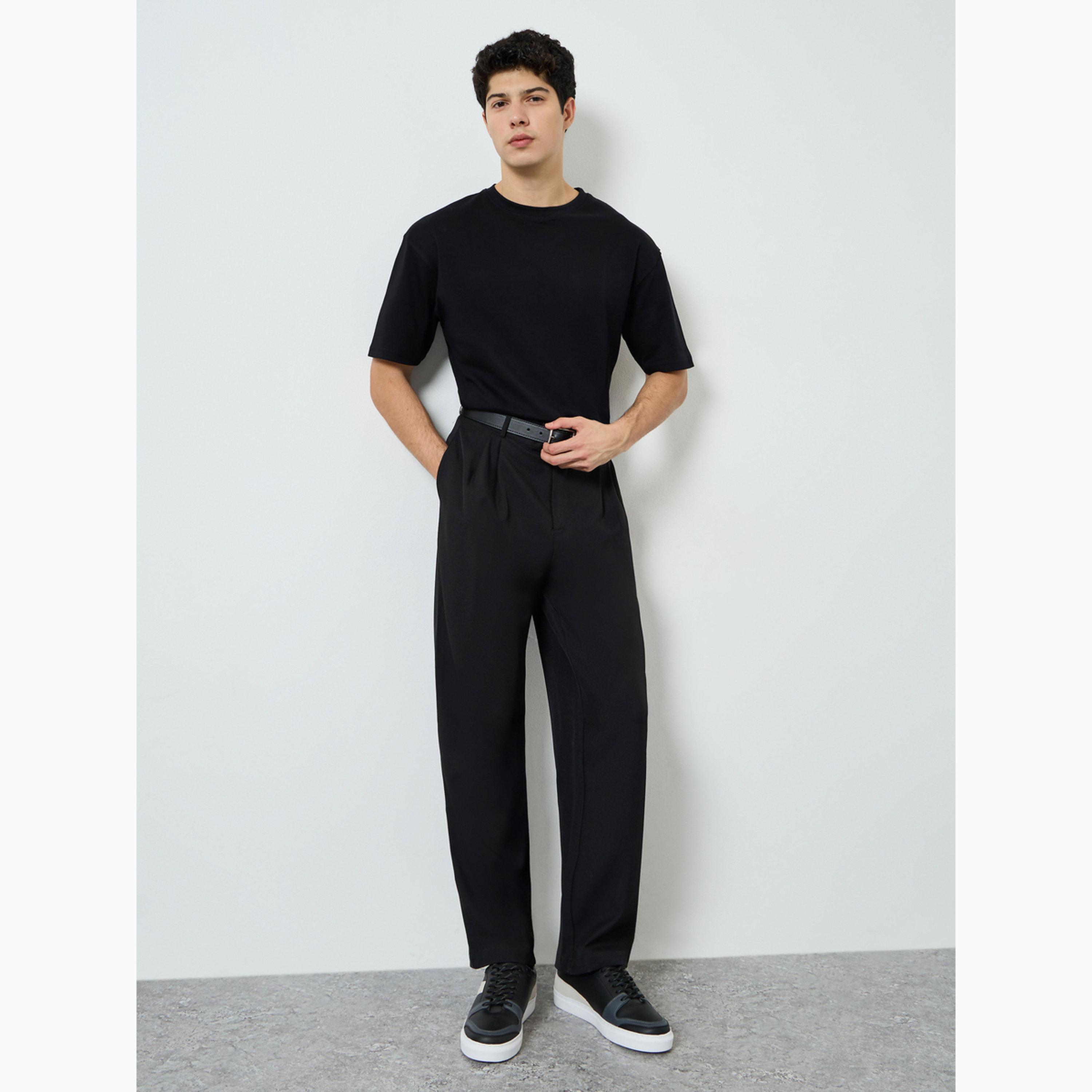 Styli Men Black Egypt Graphic Print Oversized T-Shirt-men-clothing-tshirtsandpolos-tshirts-image-2