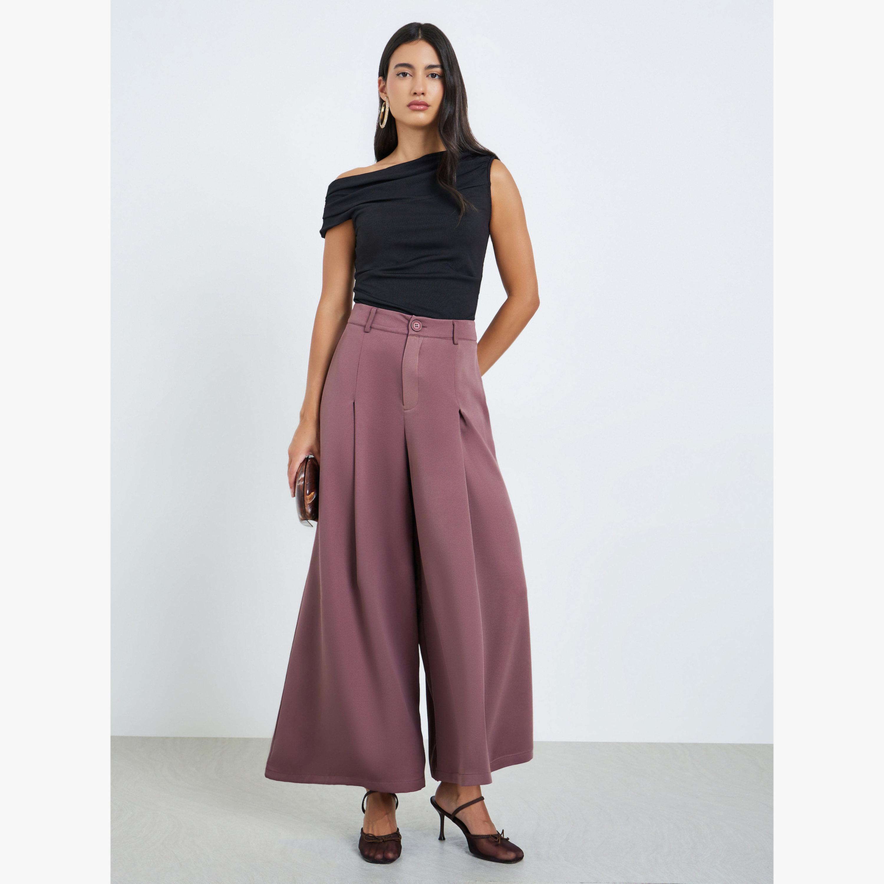Styli Black Sleeveless Draped Knit Top-women-clothing-shirtsandblouses-blouses-image-2