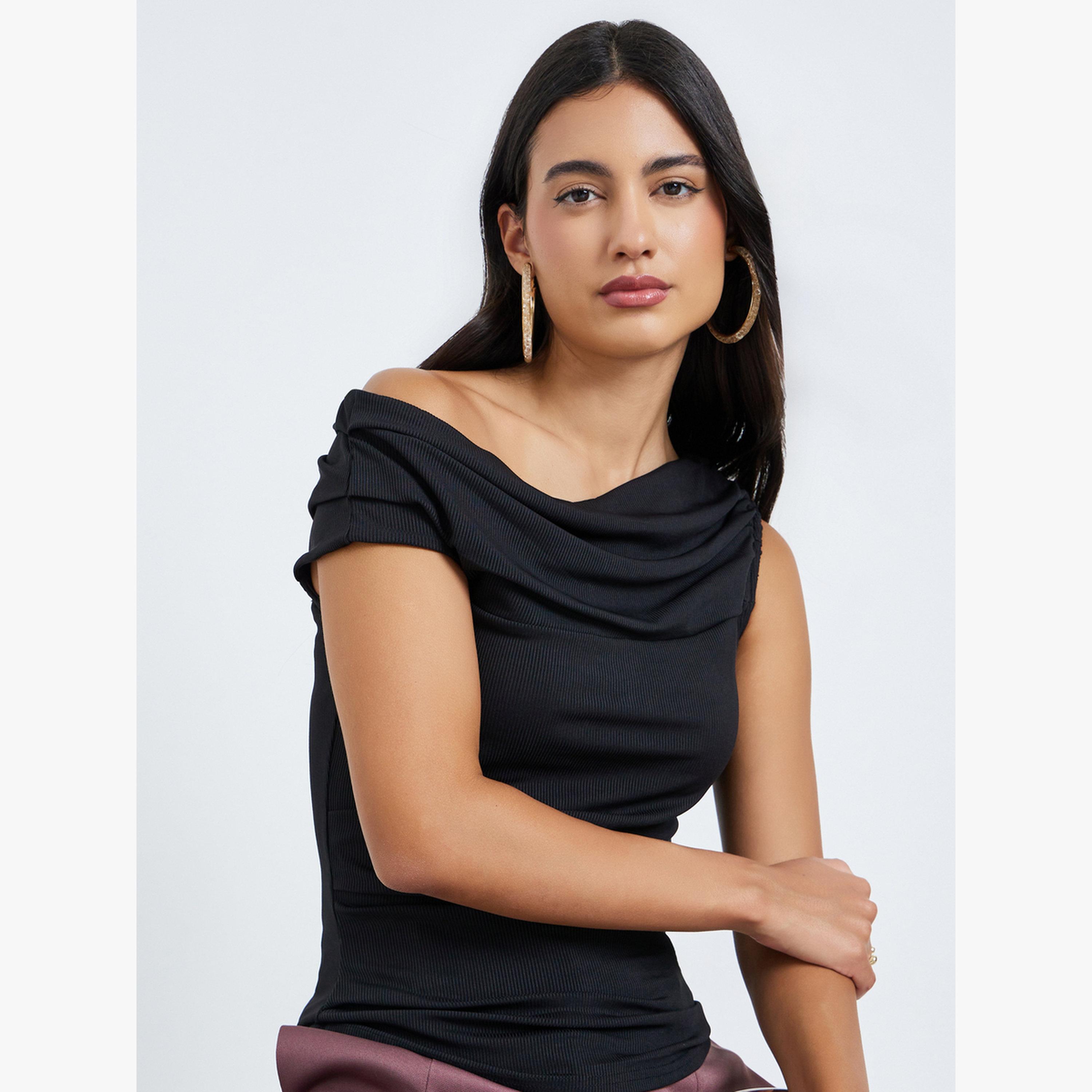 بلوزة منسوجة بنمط منسدل بلا أكمام-women-clothing-shirtsandblouses-blouses-image-3