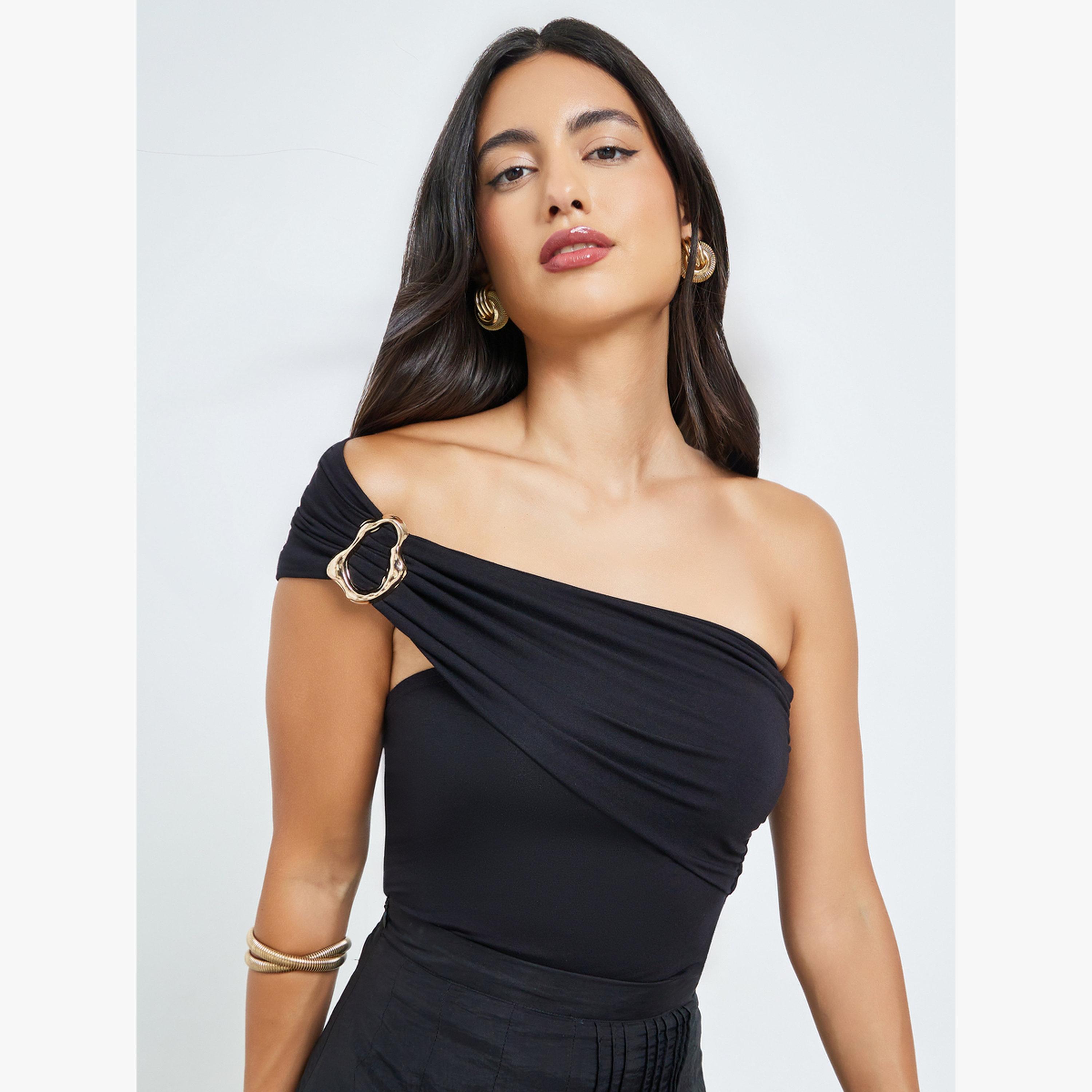 Styli Black Sleeveless Knit Top-women-clothing-shirtsandblouses-blouses-image-3