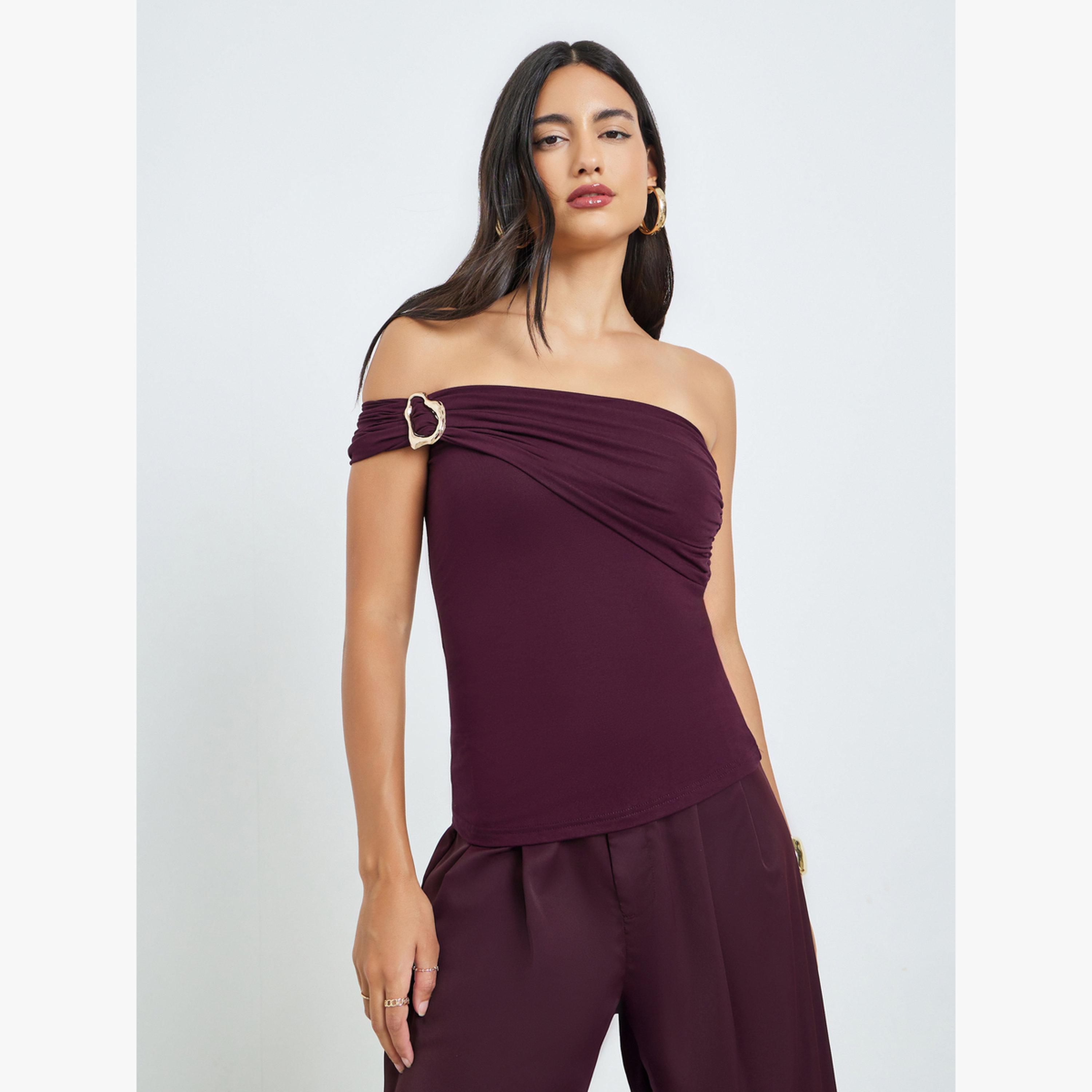 بلوزة منسوجة بلا أكمام-women-clothing-shirtsandblouses-blouses-image-1