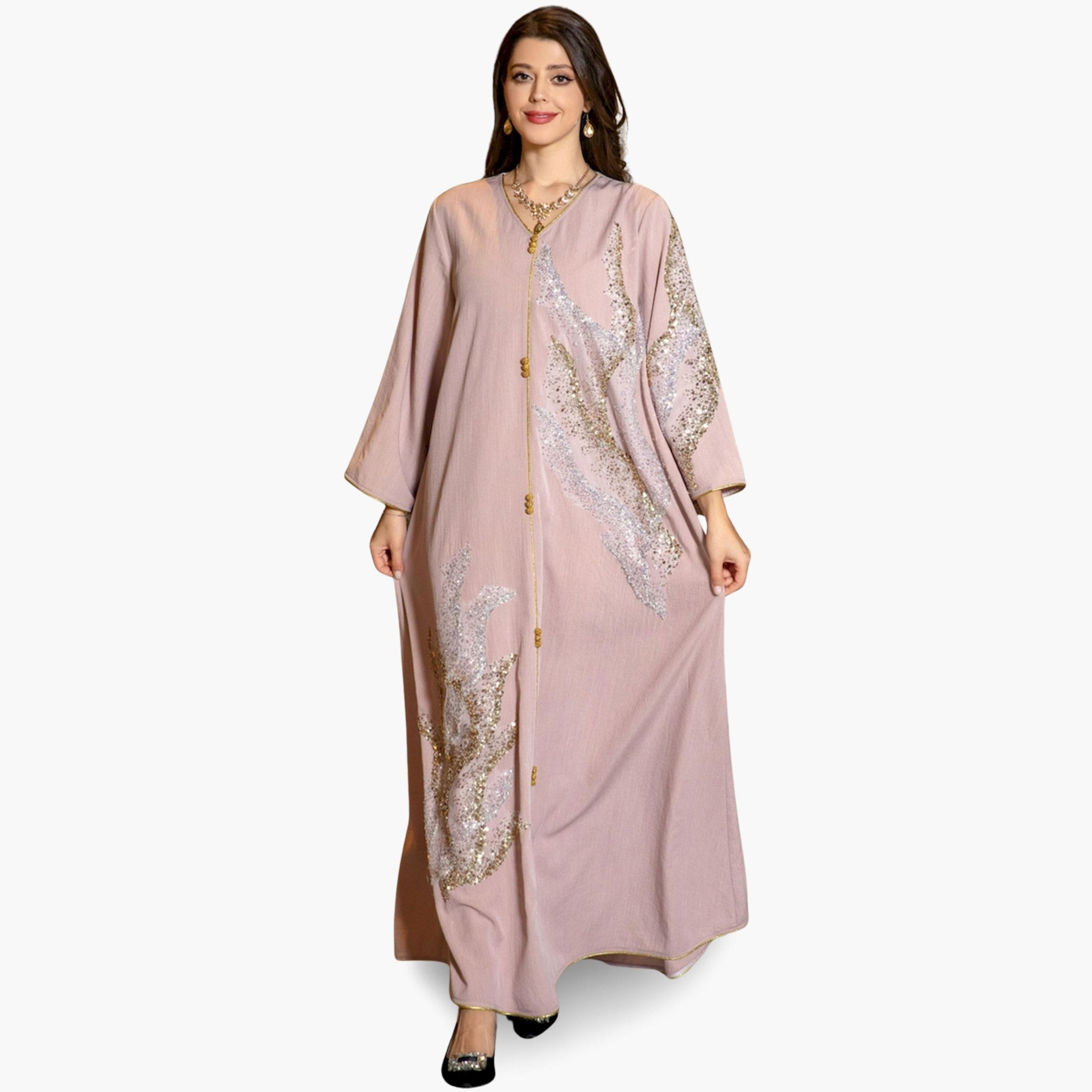 جلابية مزينة بقصة واسعة-women-arabicclothing-jalabiyas-image-2