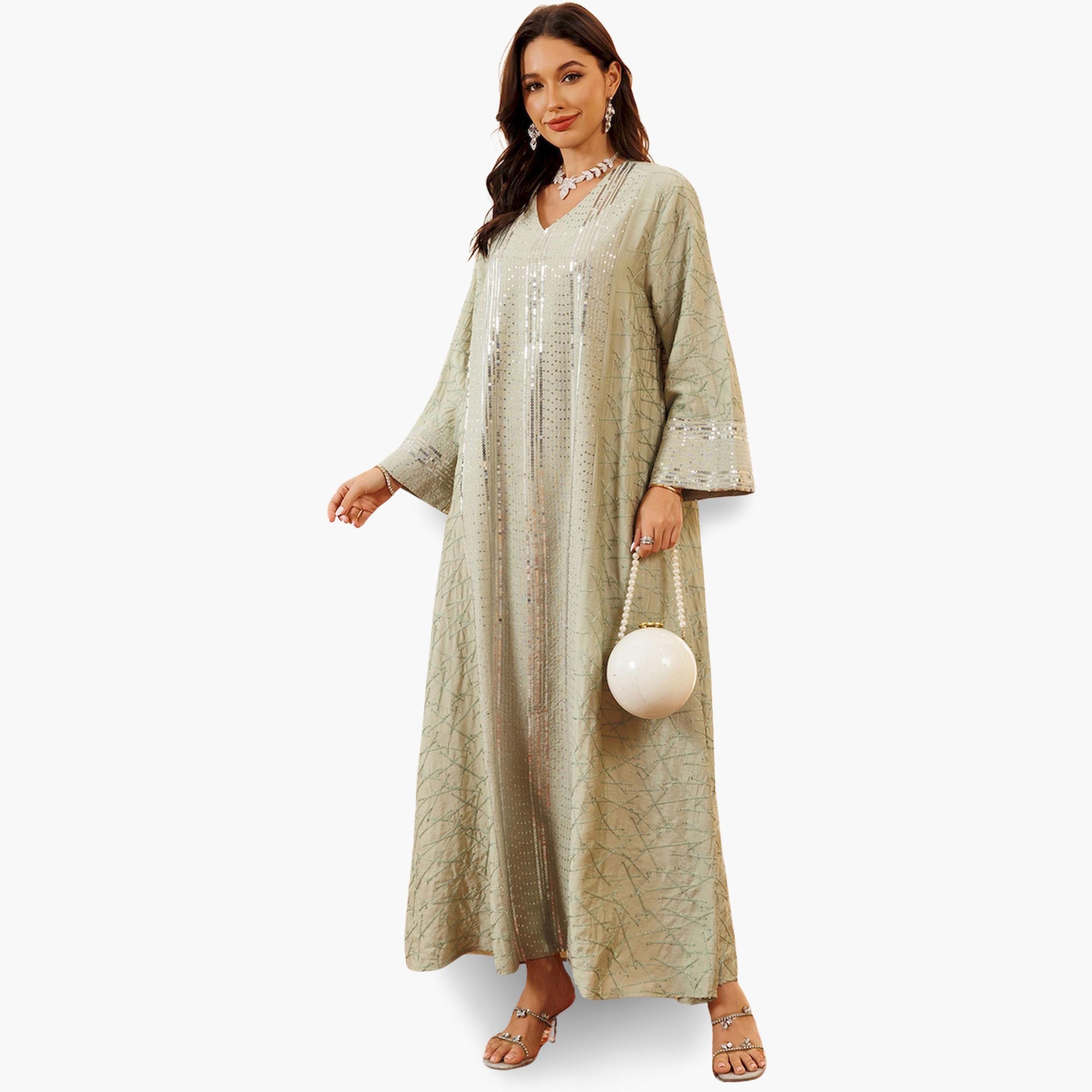 جلابية مزينة بالترتر-women-arabicclothing-jalabiyas-image-3