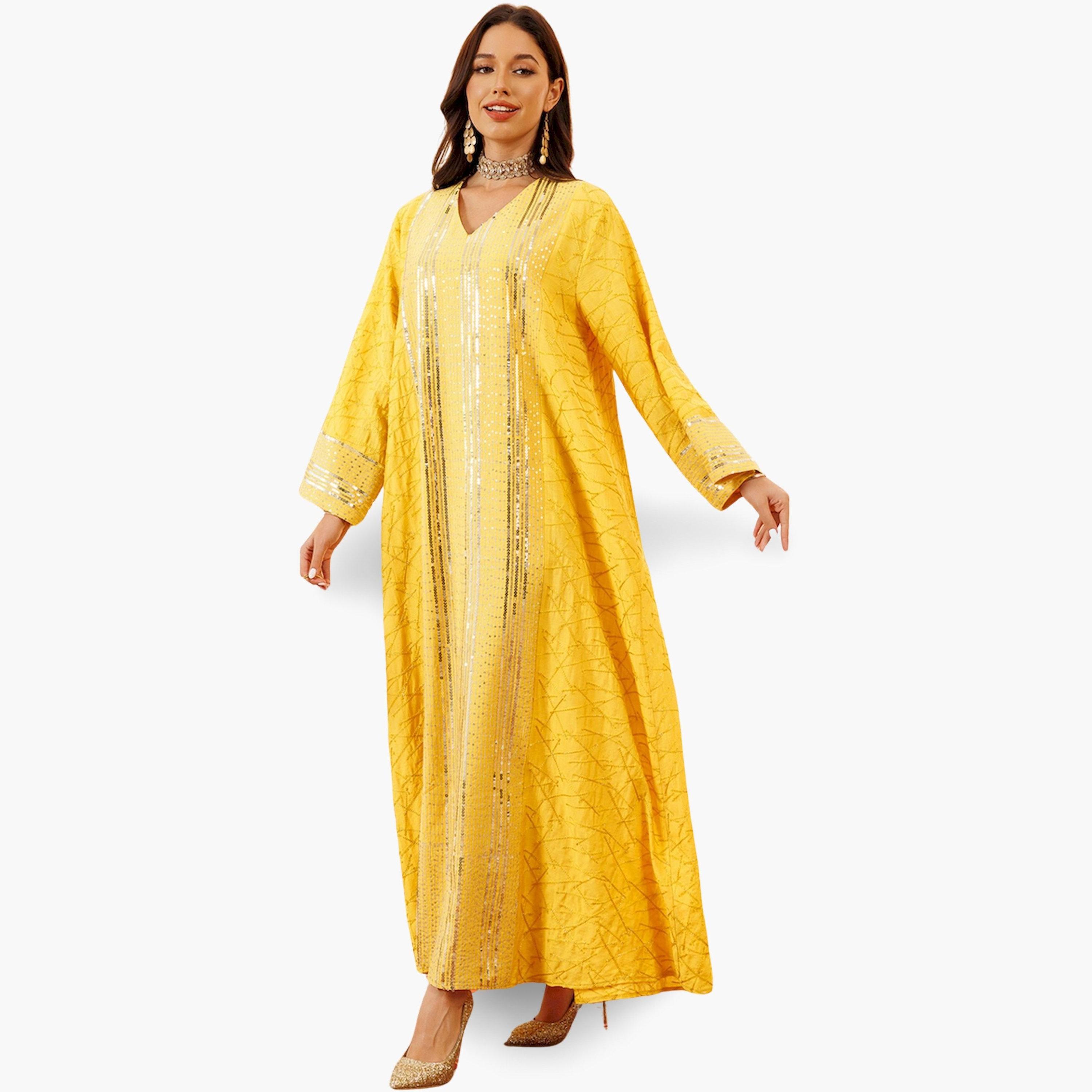 جلابية مزينة بالترتر-women-arabicclothing-jalabiyas-image-4
