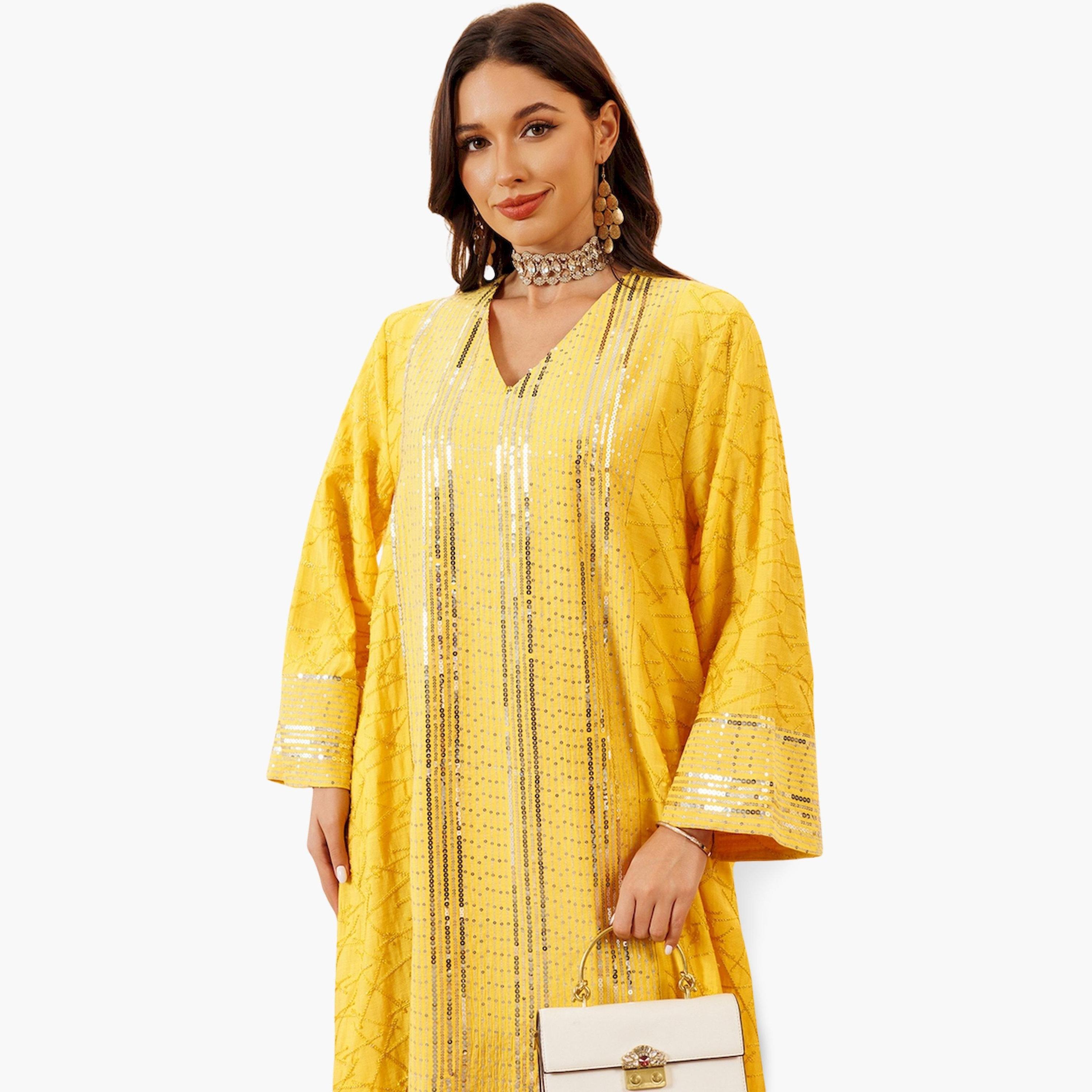 جلابية مزينة بالترتر-women-arabicclothing-jalabiyas-image-5