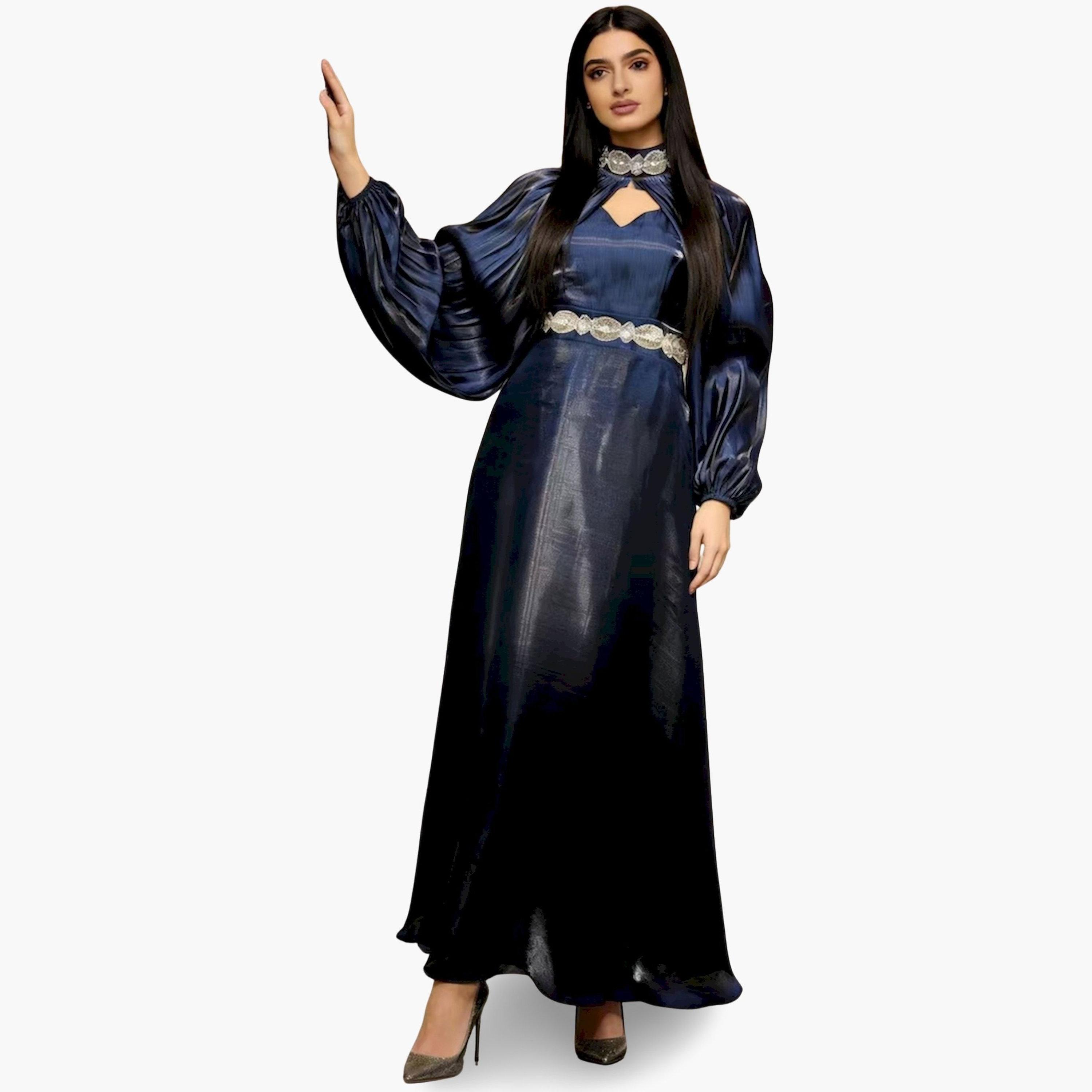 فستان طويل مزين بقصة واسعة-women-clothing-dresses-image-6