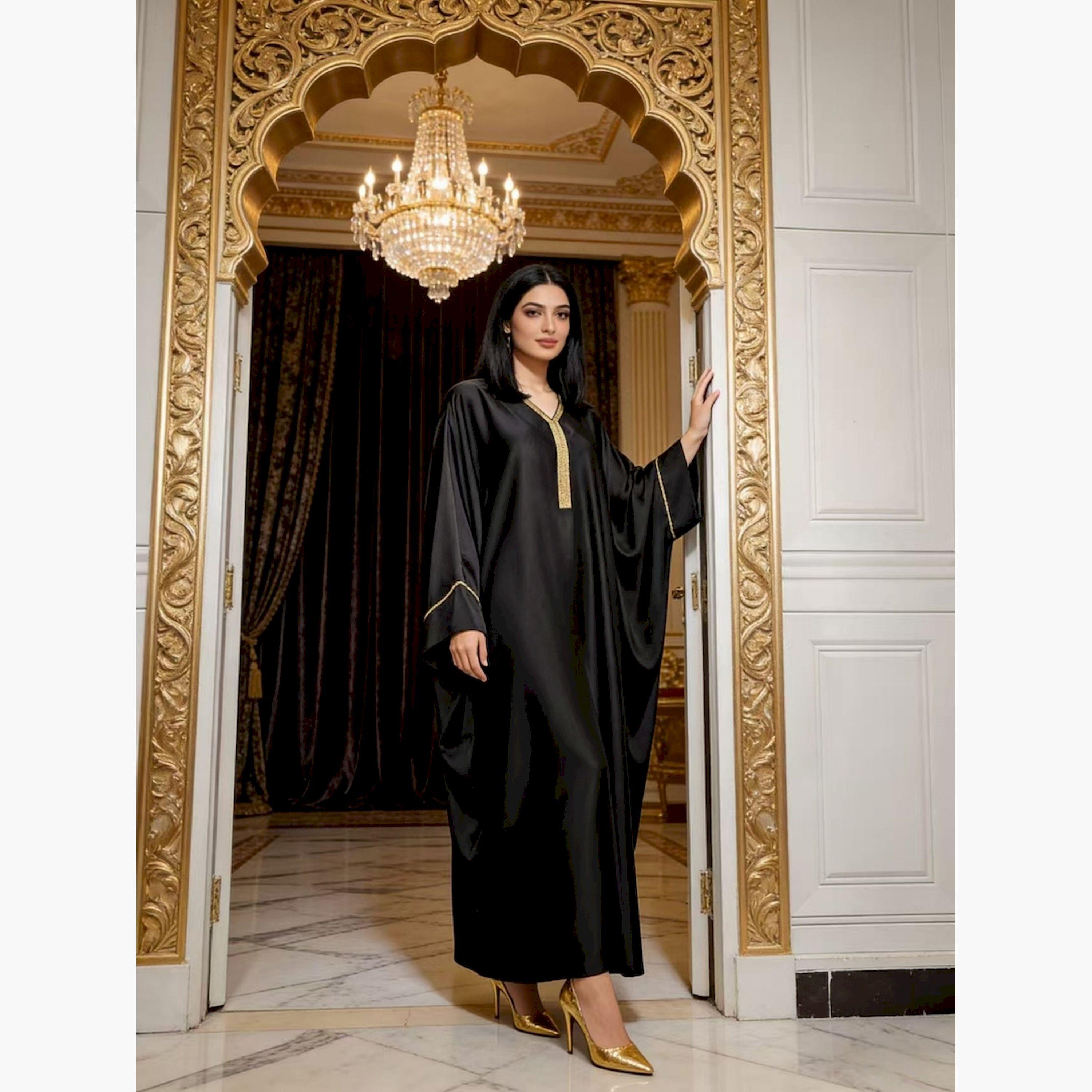 قفطان ساتان مزين-women-arabicclothing-kaftan-image-6