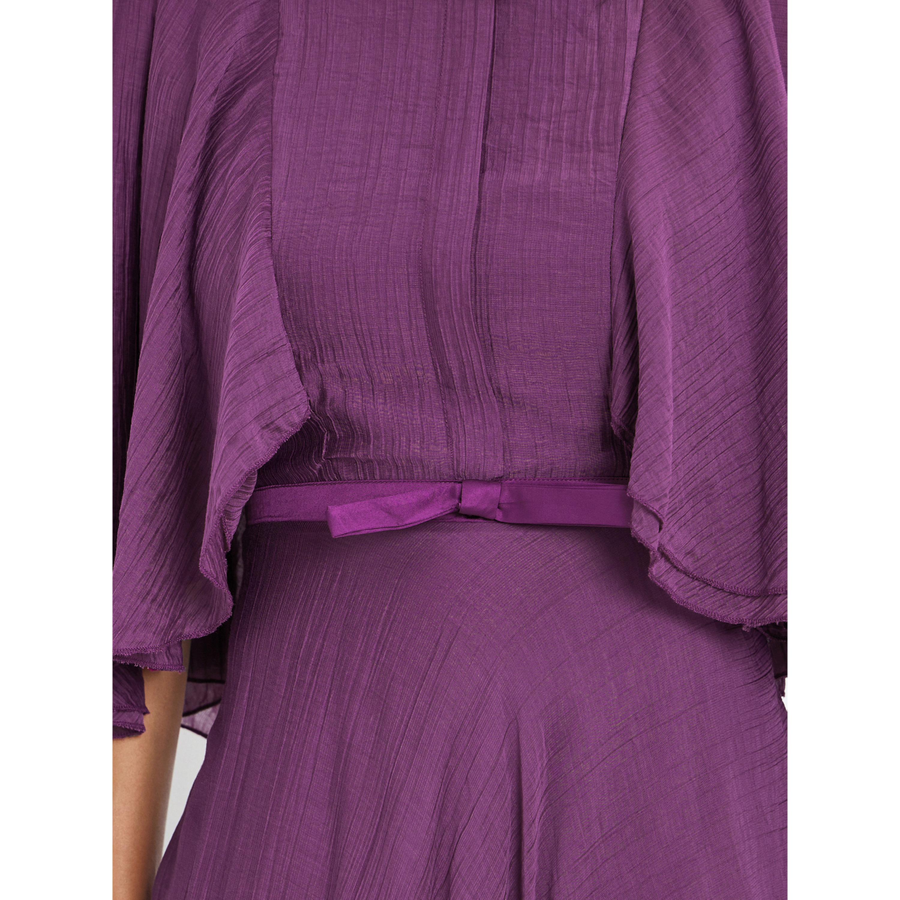 Styli Purple Cape Sleeve A-Line Maxi Dress-women-clothing-dresses-image-5
