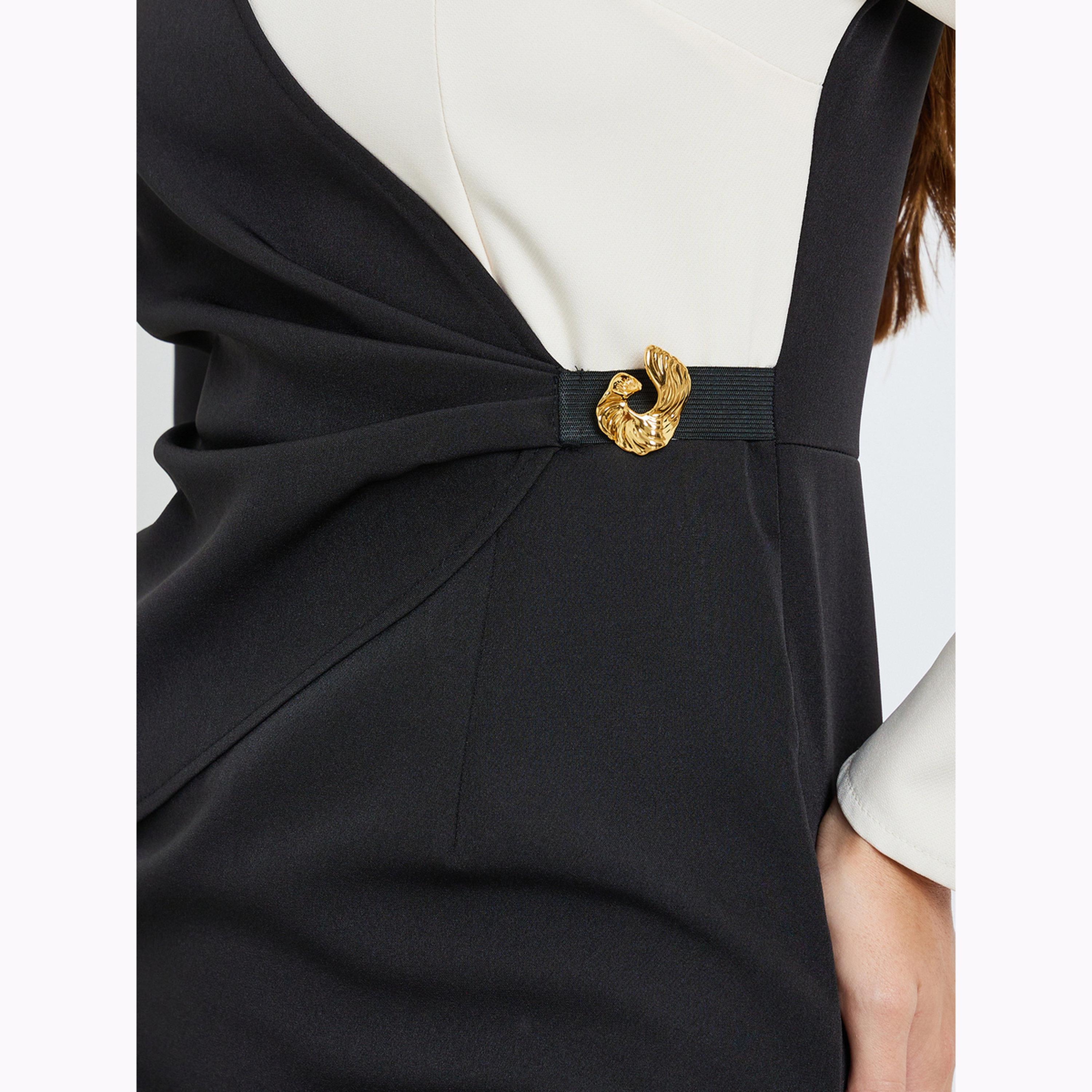 فستان ميدي ضيق بنمط كتل الالوان-women-clothing-dresses-image-4
