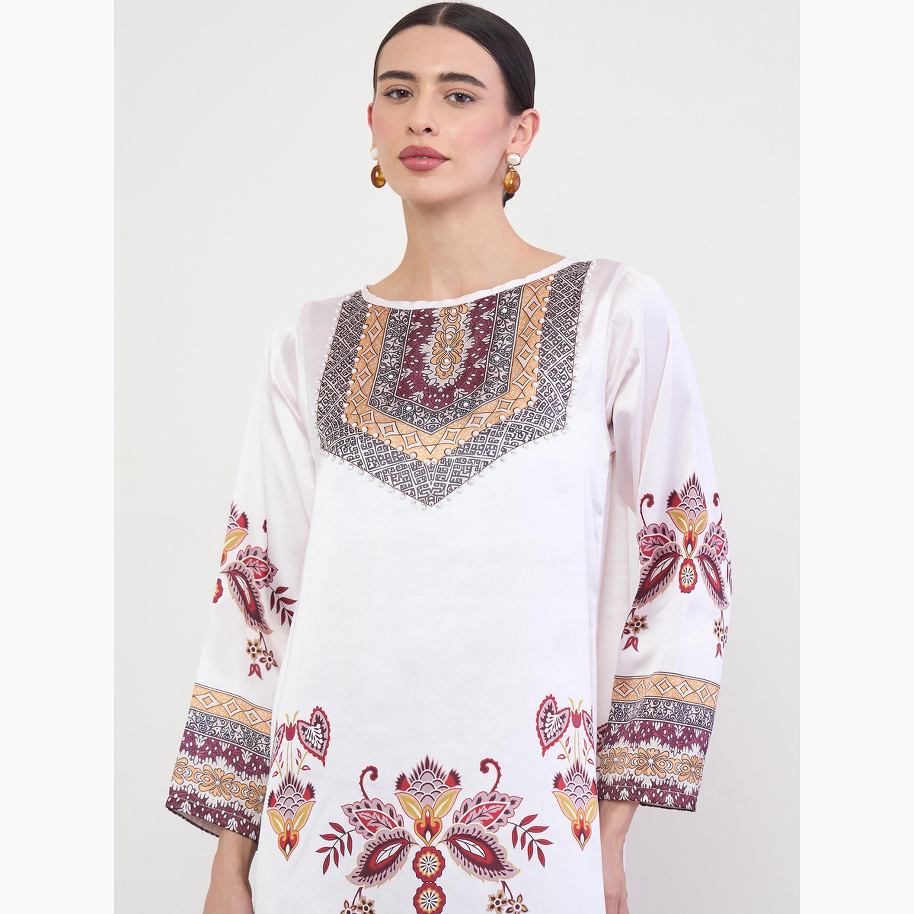 جلابية مطرزة يدوياً بطبعة وضعية-women-arabicclothing-jalabiyas-image-4