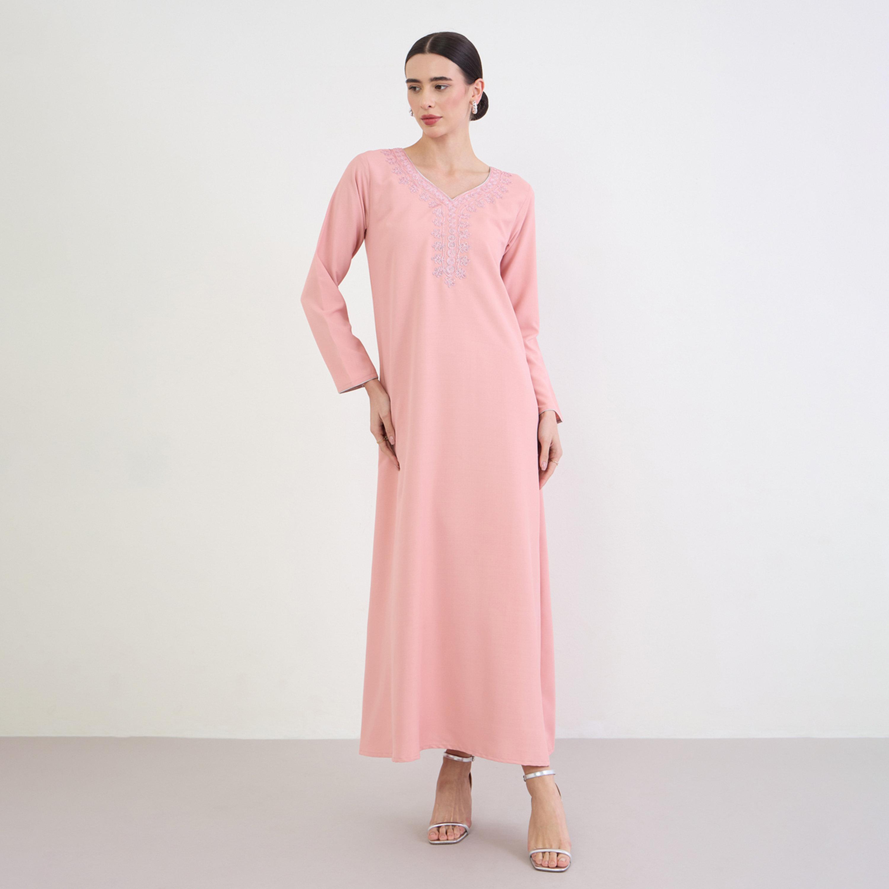 جلابية مطرزة-women-arabicclothing-jalabiyas-image-1