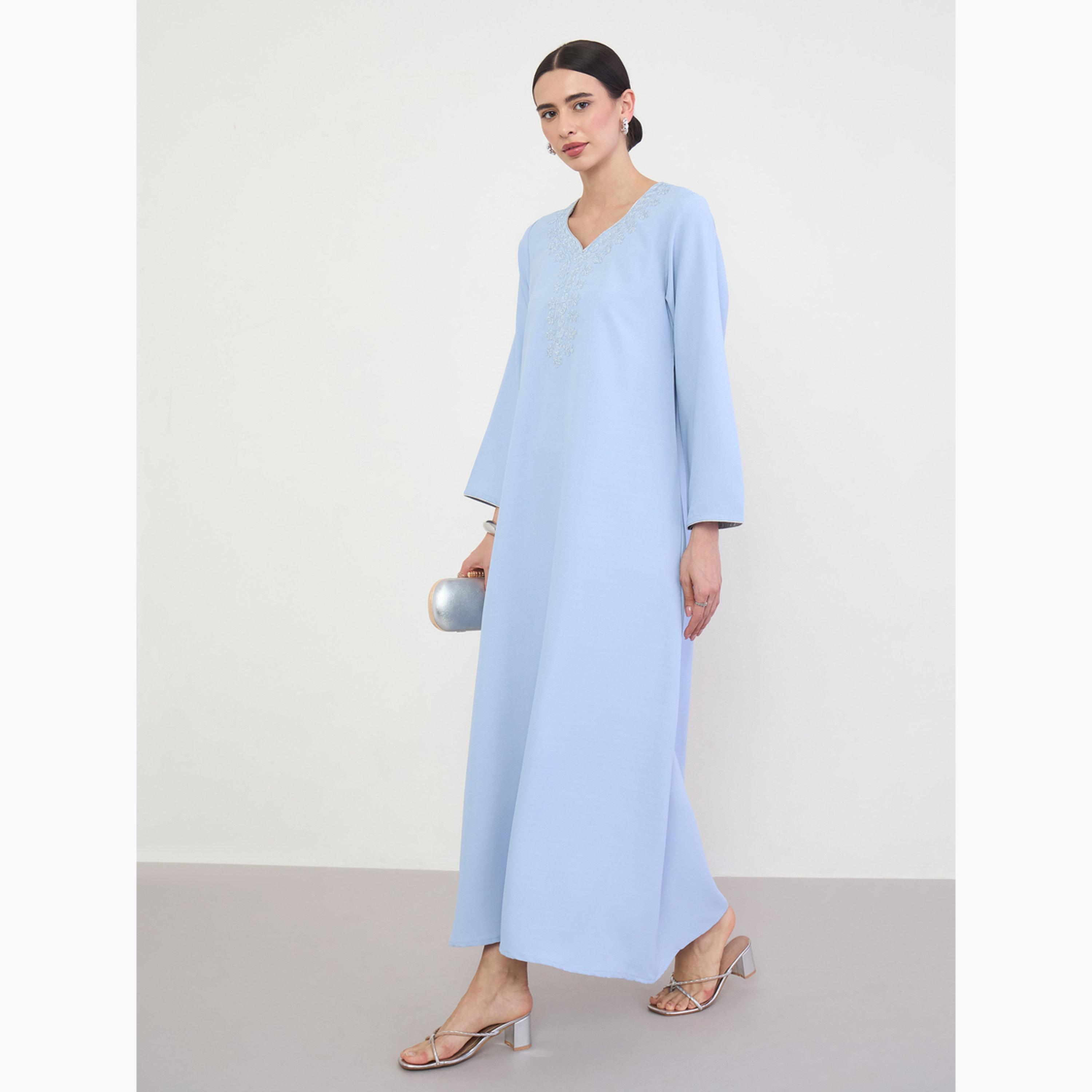 جلابية بتطريز دوري-women-arabicclothing-jalabiyas-image-2