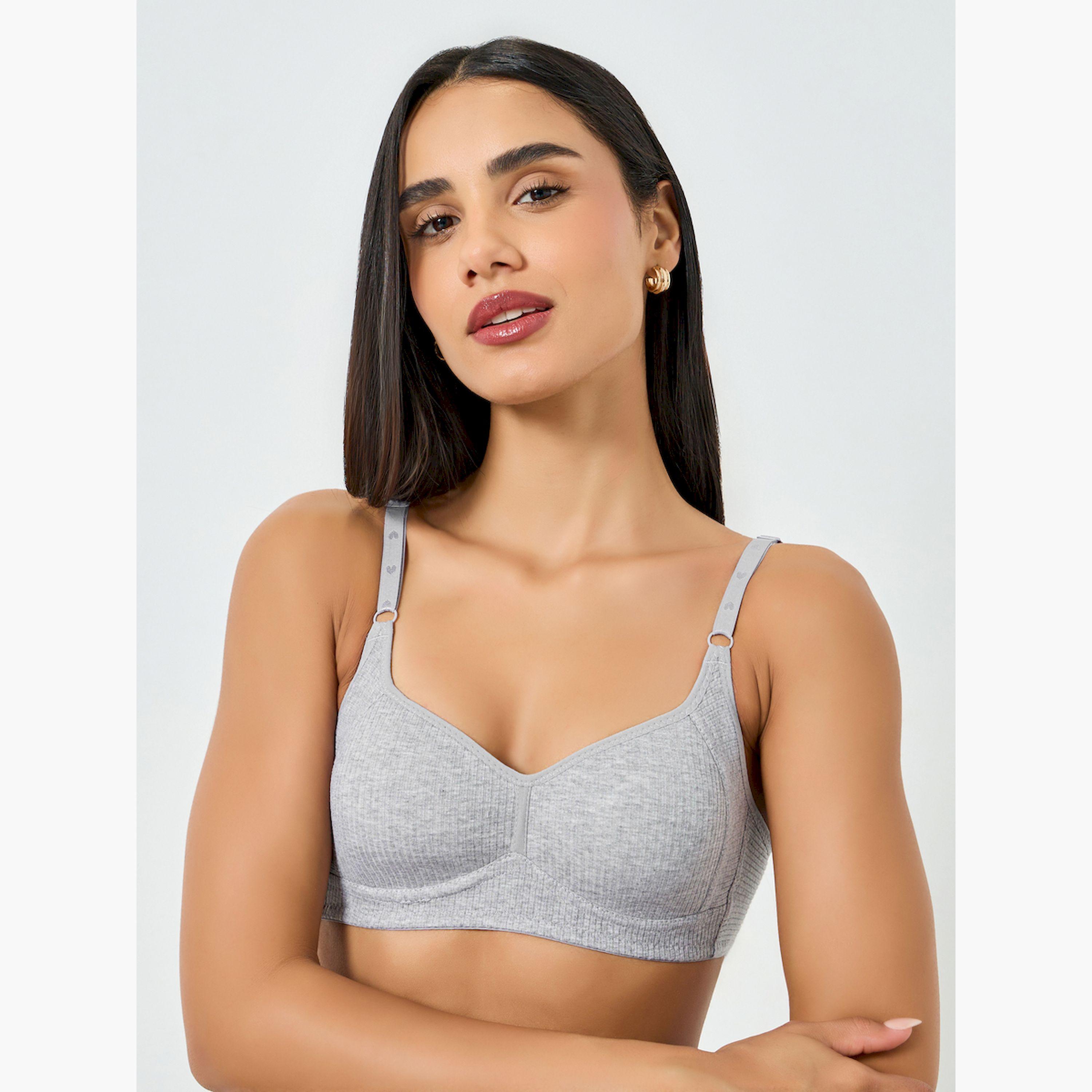 صدرية مضلعة بحشوة وبلا أسلاك-women-clothing-lingerie-bras-image-1
