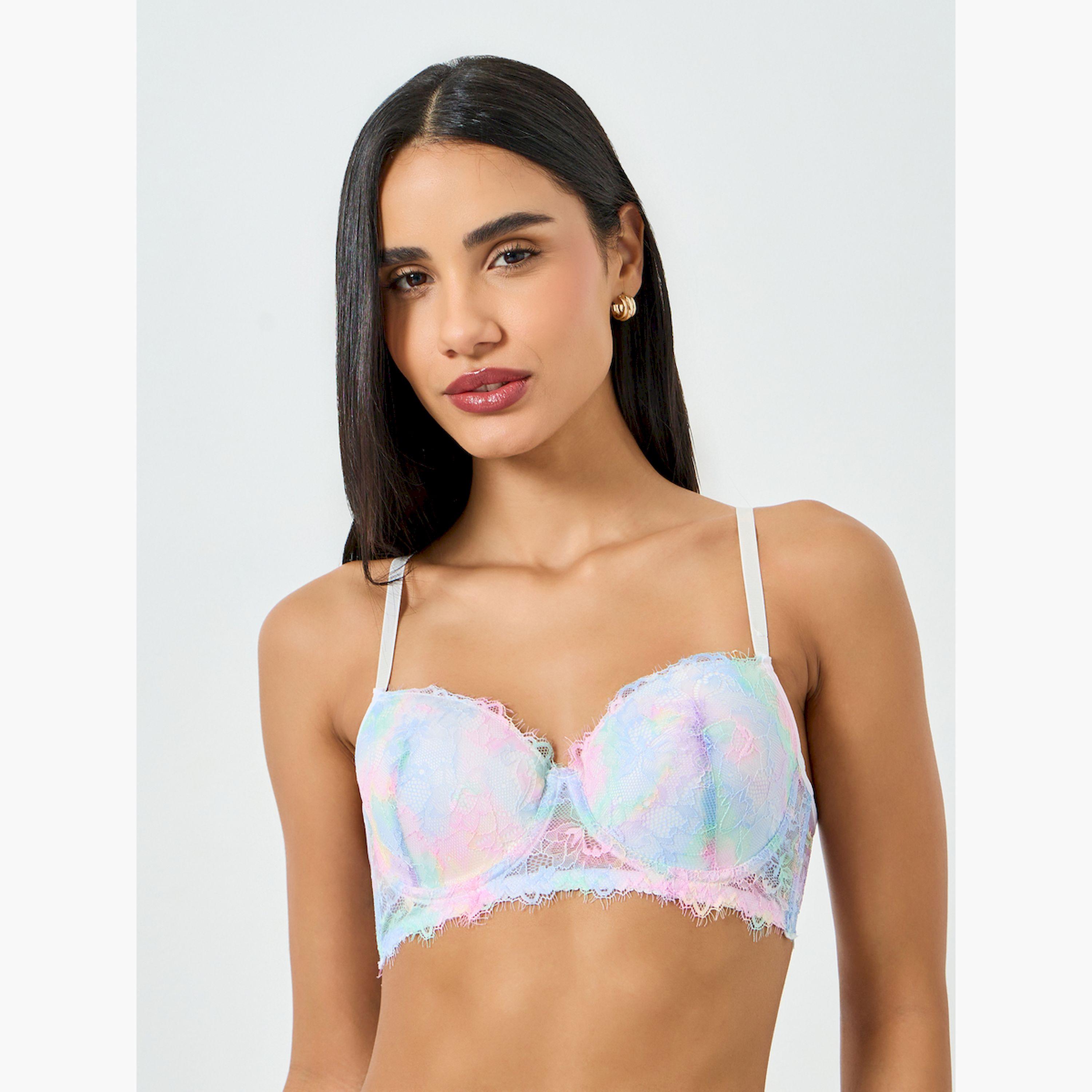 صدرية دانتيل بأسلاك وحشوة-women-clothing-lingerie-bras-image-1