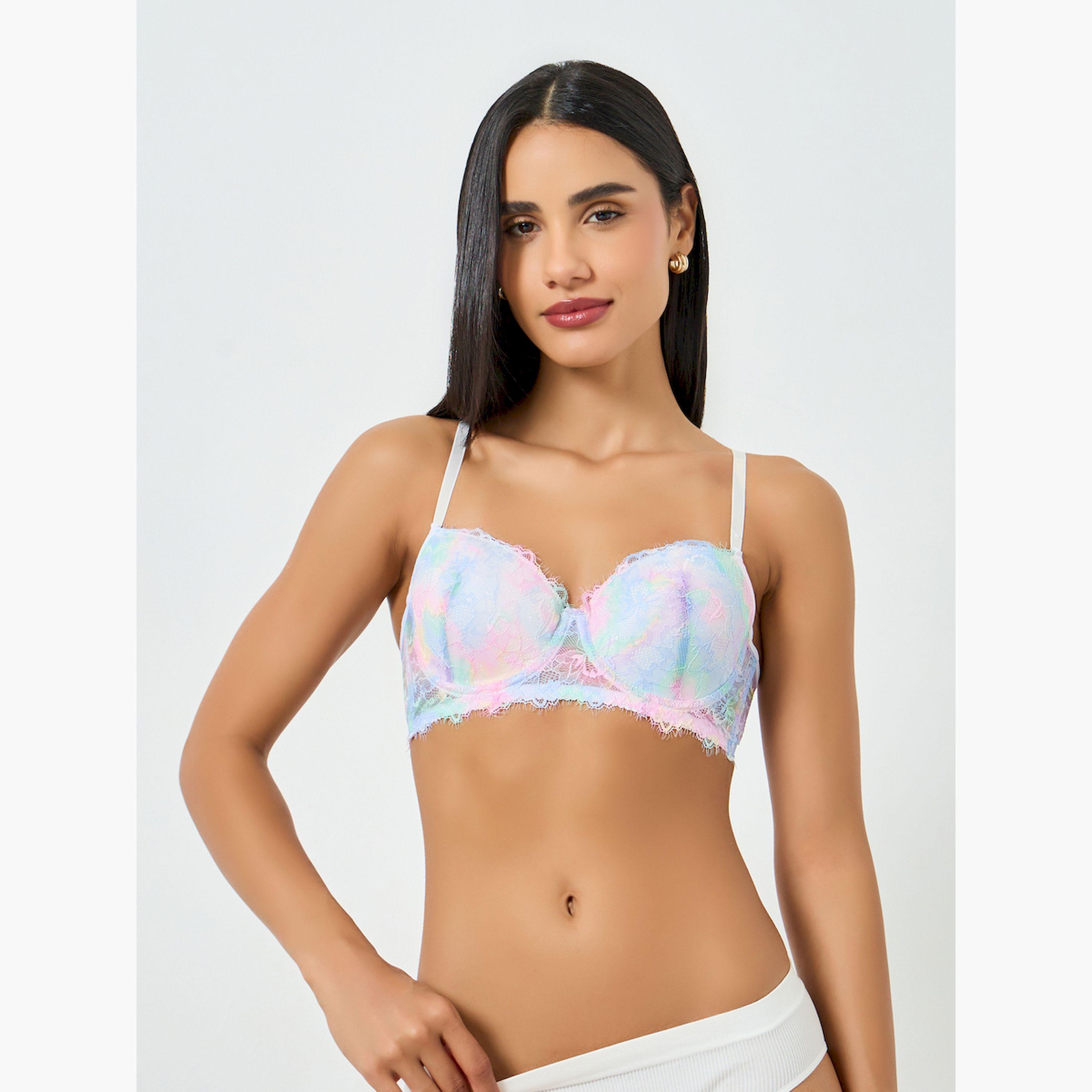 Take Two Multi Lace Padded Wired Bra-women-clothing-lingerie-bras-image-2