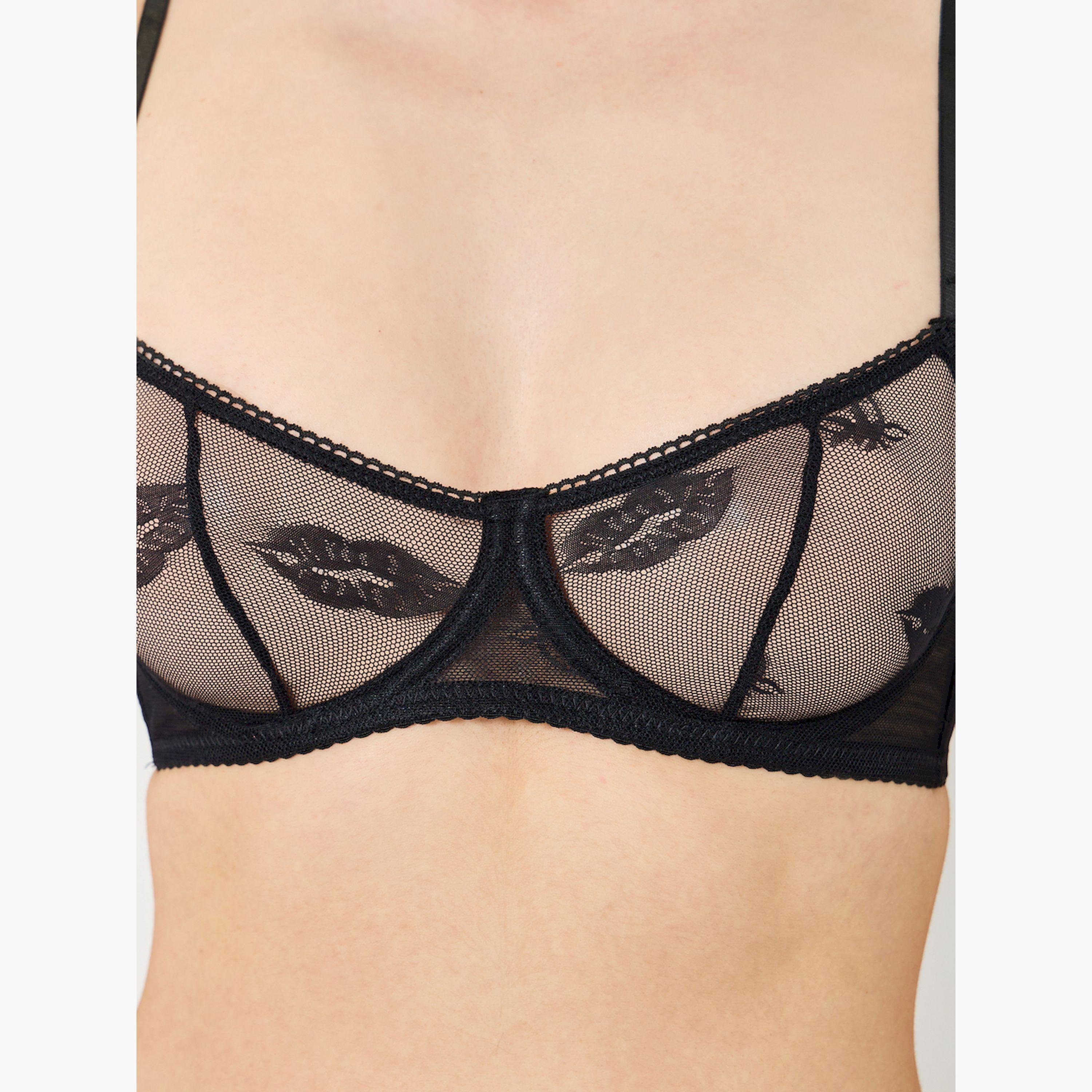 طقم حمالة صدر شبكية بأسلاك وغير مبطنة مع سروال داخلي-women-clothing-lingerie-lingeriesets-image-5
