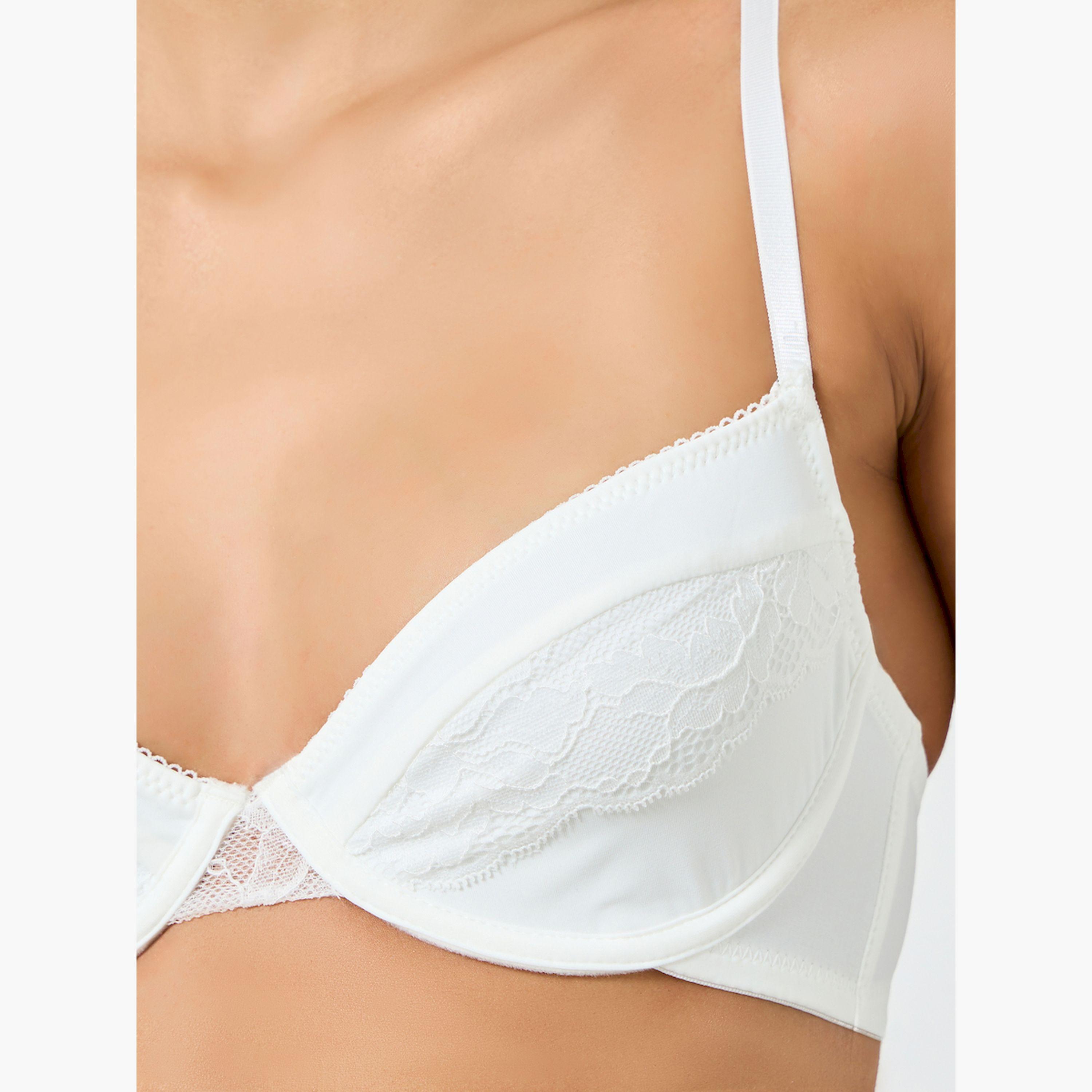 صدرية بأسلاك وحشوة وتفاصيل دانتيل-women-clothing-lingerie-bras-image-3
