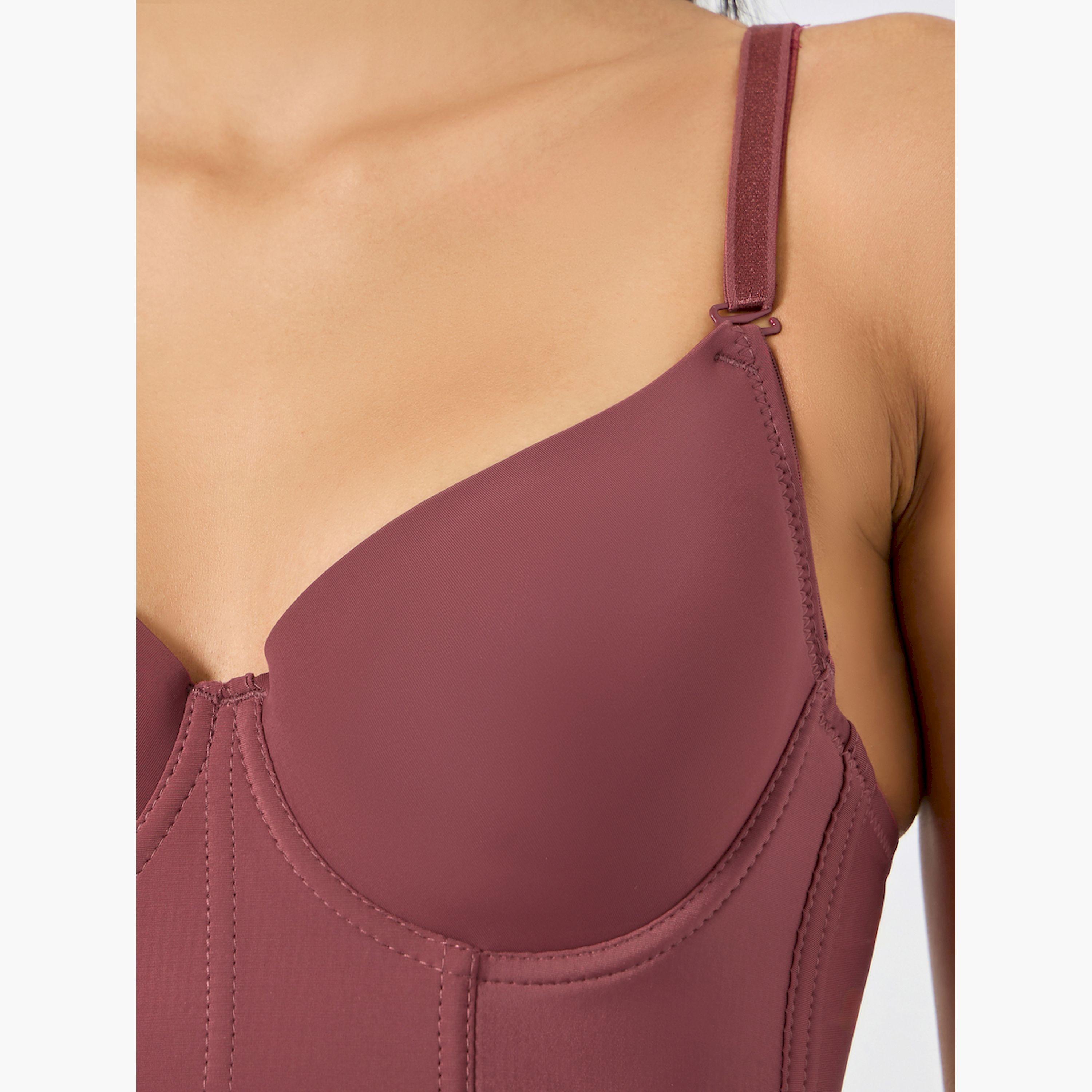 صدرية طويلة بأسلاك وحشوة-women-clothing-lingerie-bras-image-3
