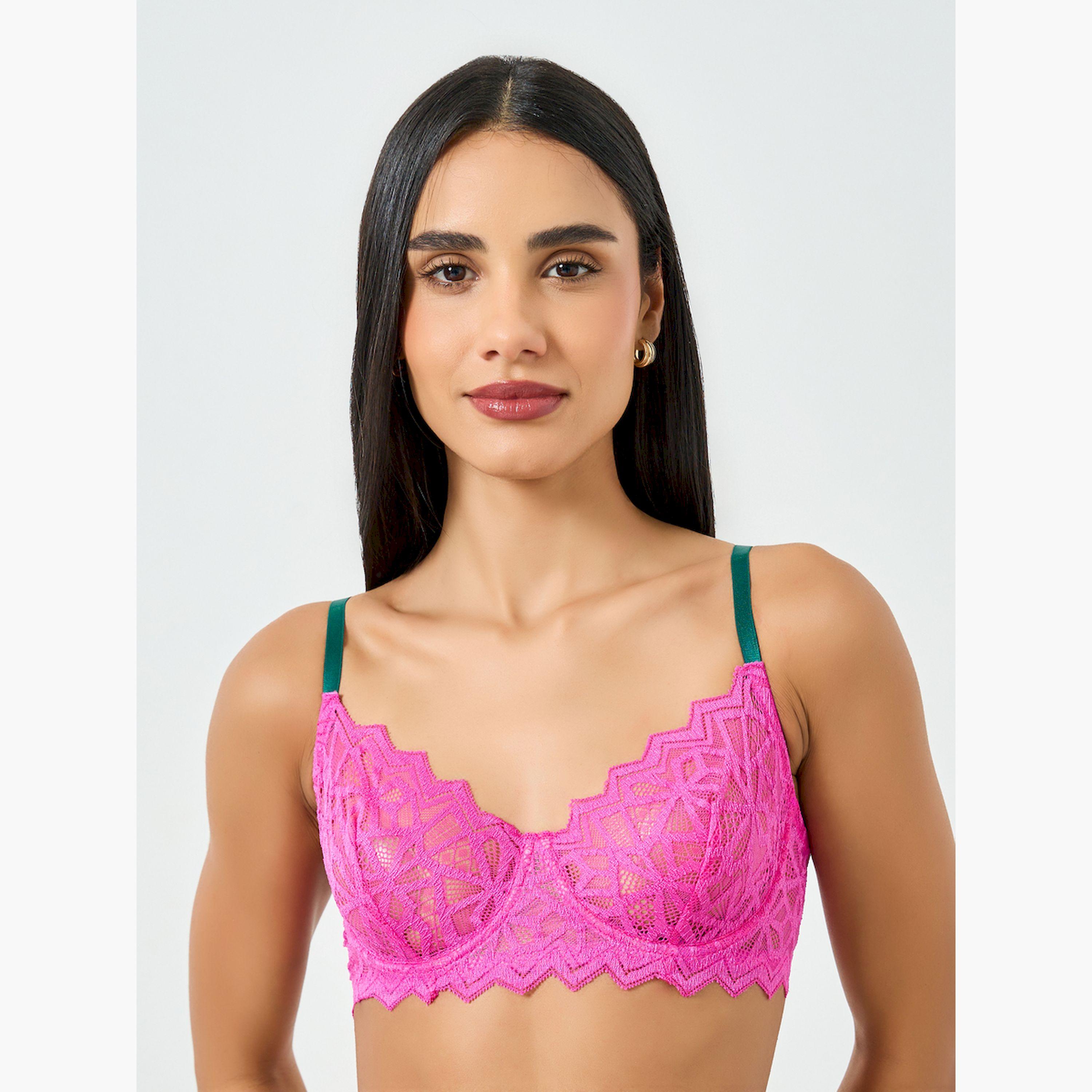 مجموعة من سراويل داخلية وصدرية دانتيل بأسلاك وبلا حشوة-women-clothing-lingerie-lingeriesets-image-3