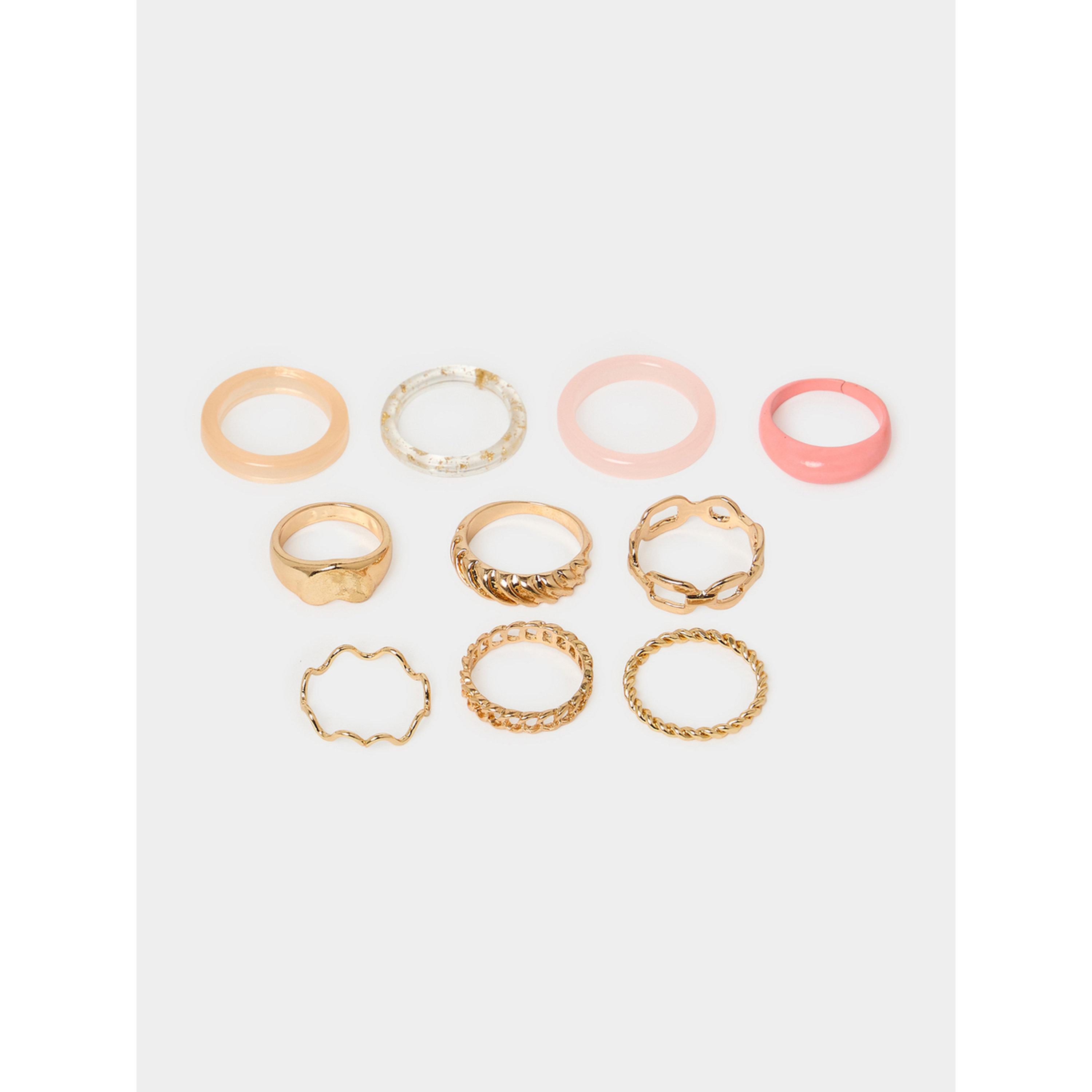 Styli Pack of 10 - Assorted Rings-women-watchesandjewellery-jewellery-rings-image-1