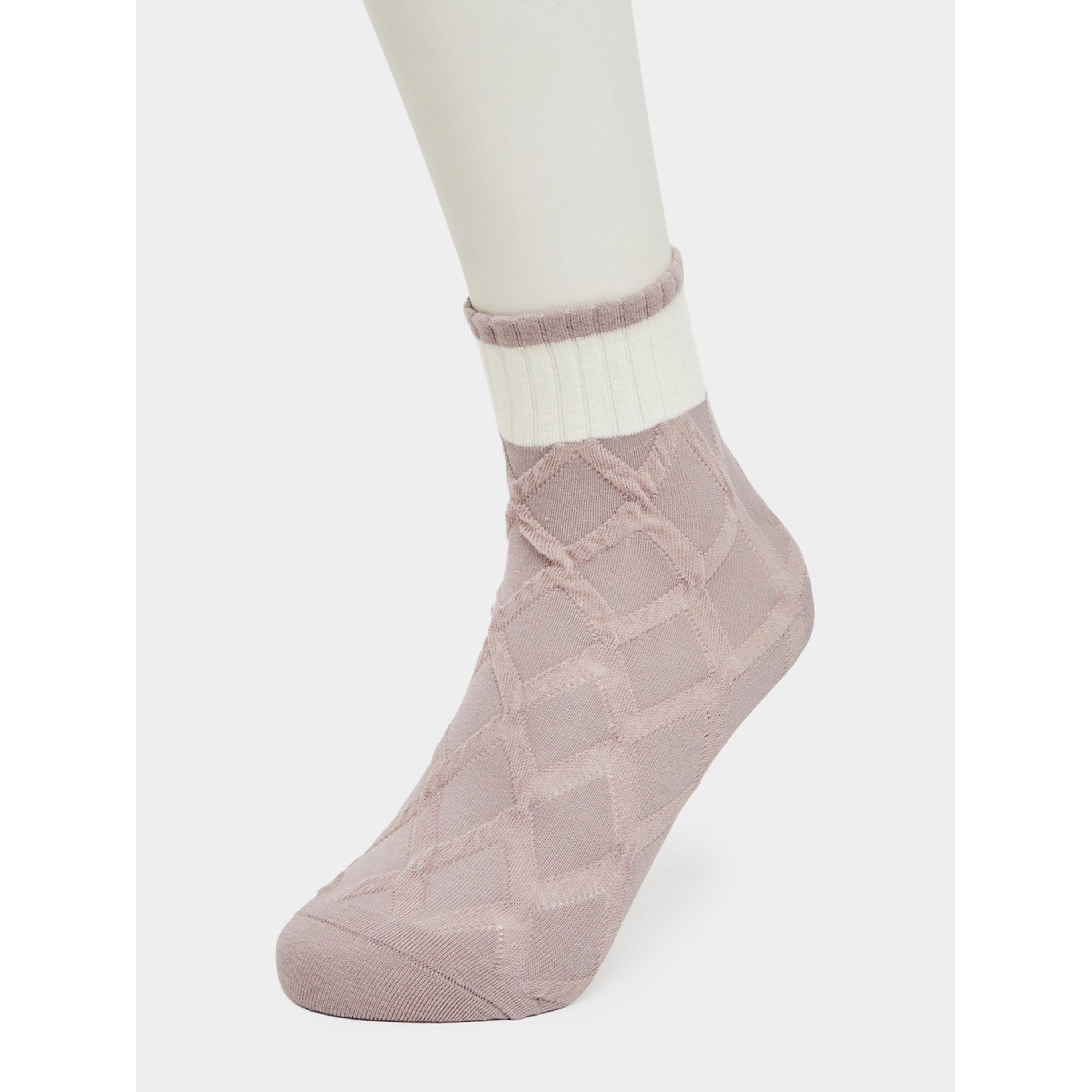 Styli Pack of 3- Striped Ribbed Socks-women-socksandstockings-image-6