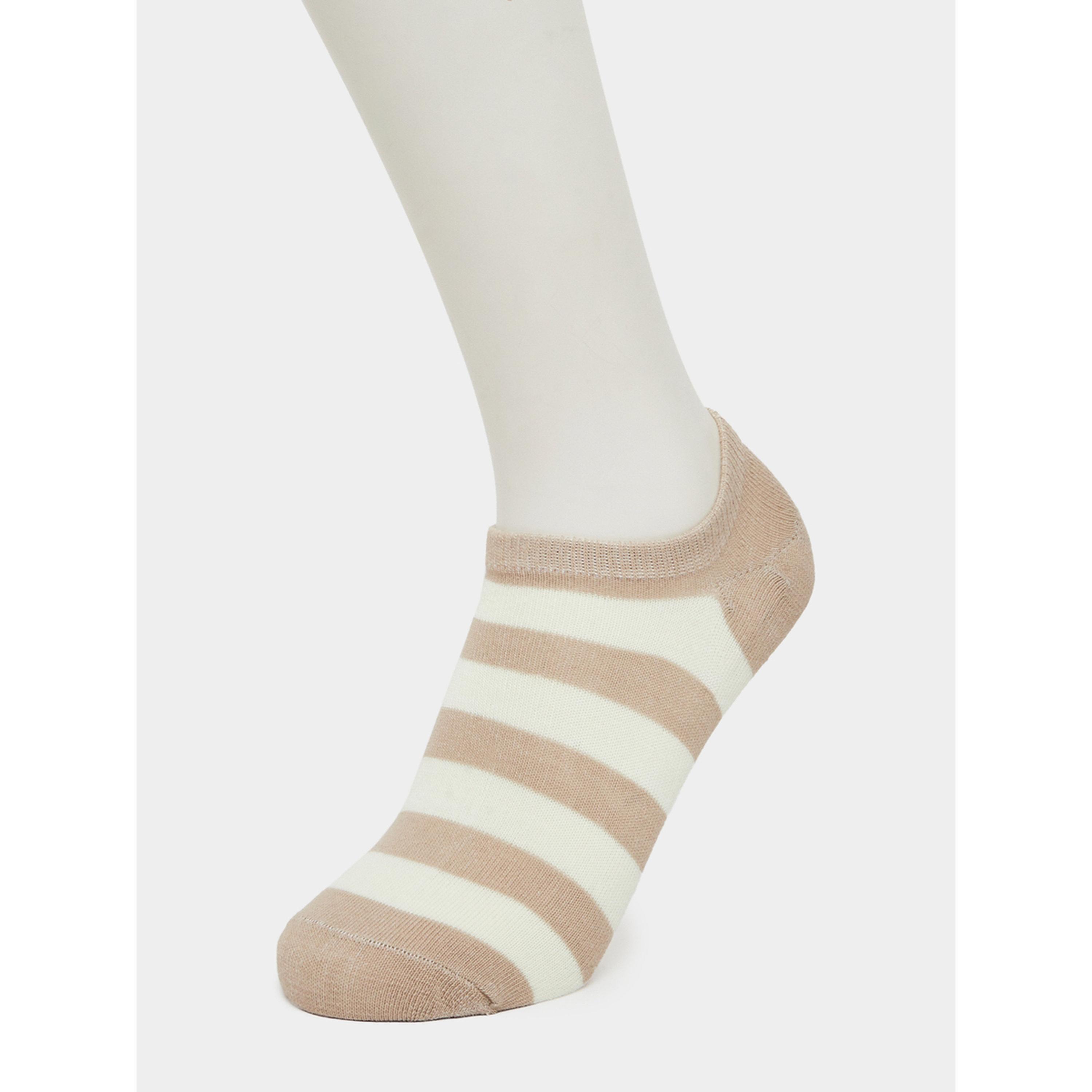طقم من 3 أزواج جوارب قصيرة مخططة-women-socksandstockings-image-2
