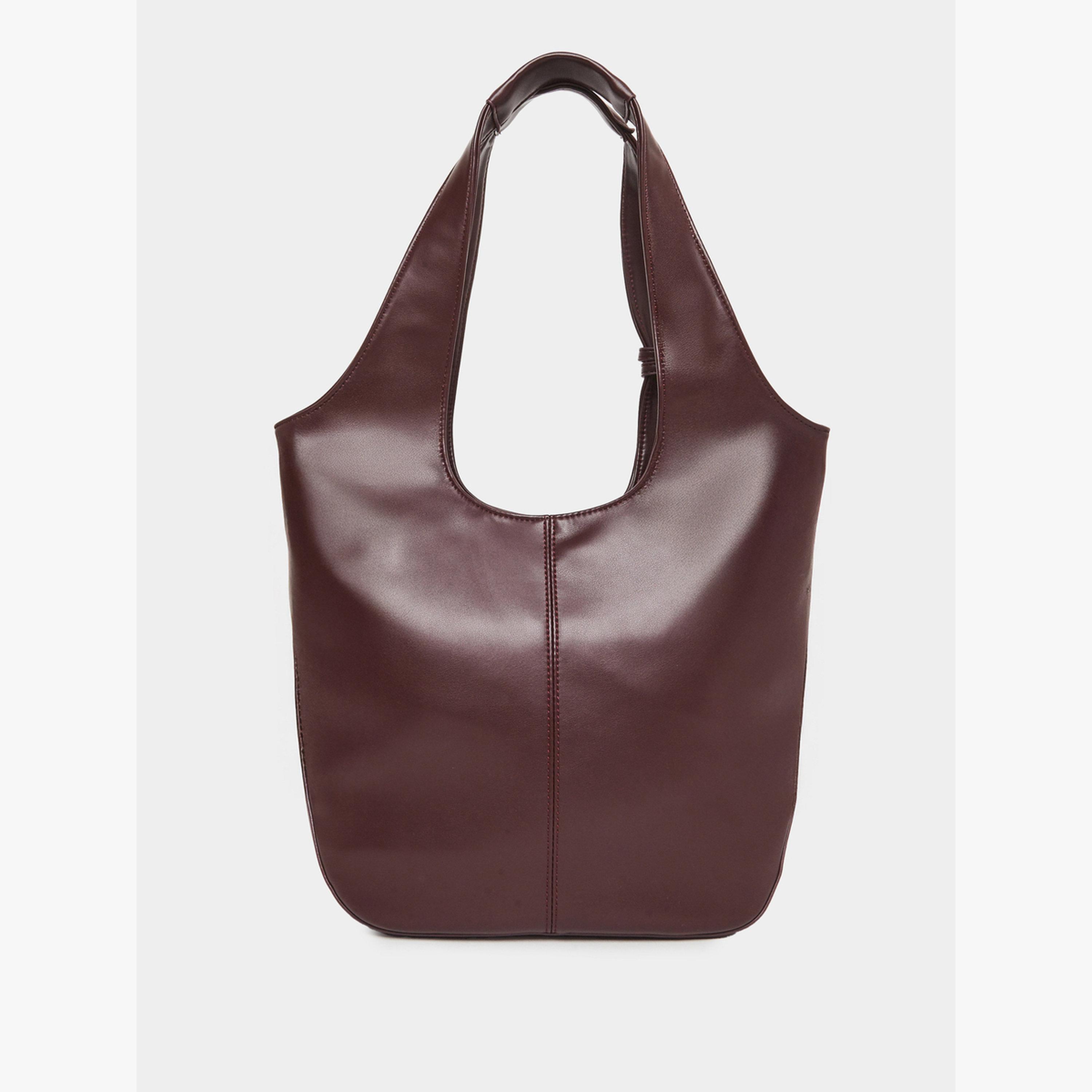 Styli Brown Hobo Shoulder Bag with Charm-women-bagsandwallets-handbags-image-3
