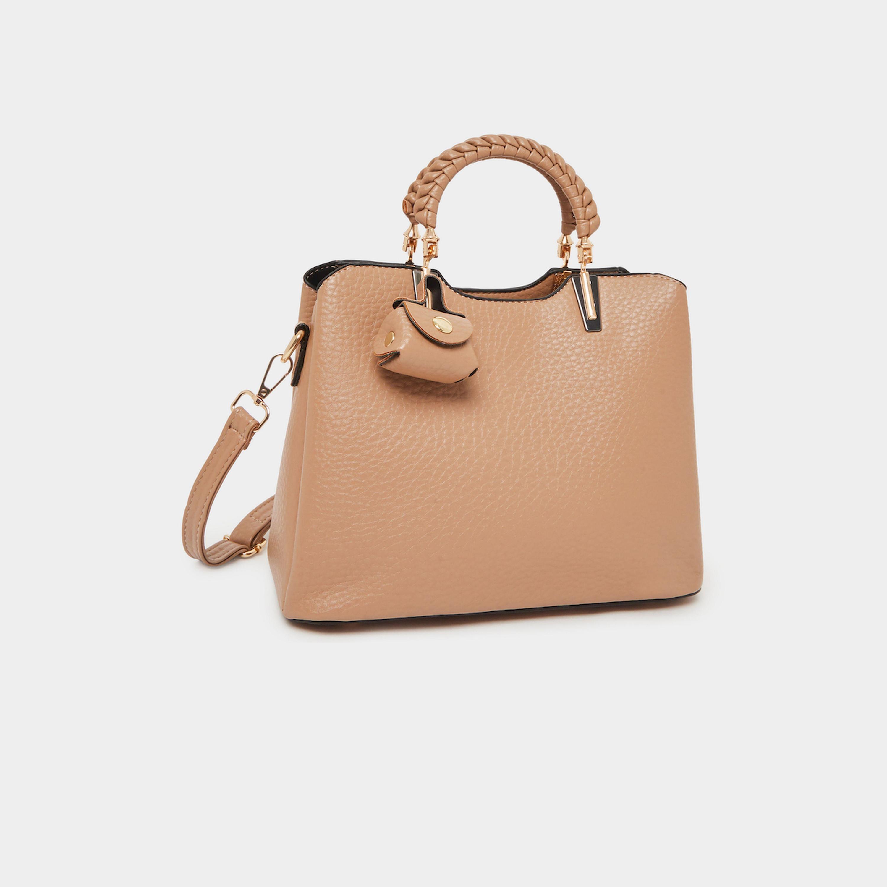 حقيبة توت بمقبض علوي مع دلاية-women-bagsandwallets-handbags-image-1