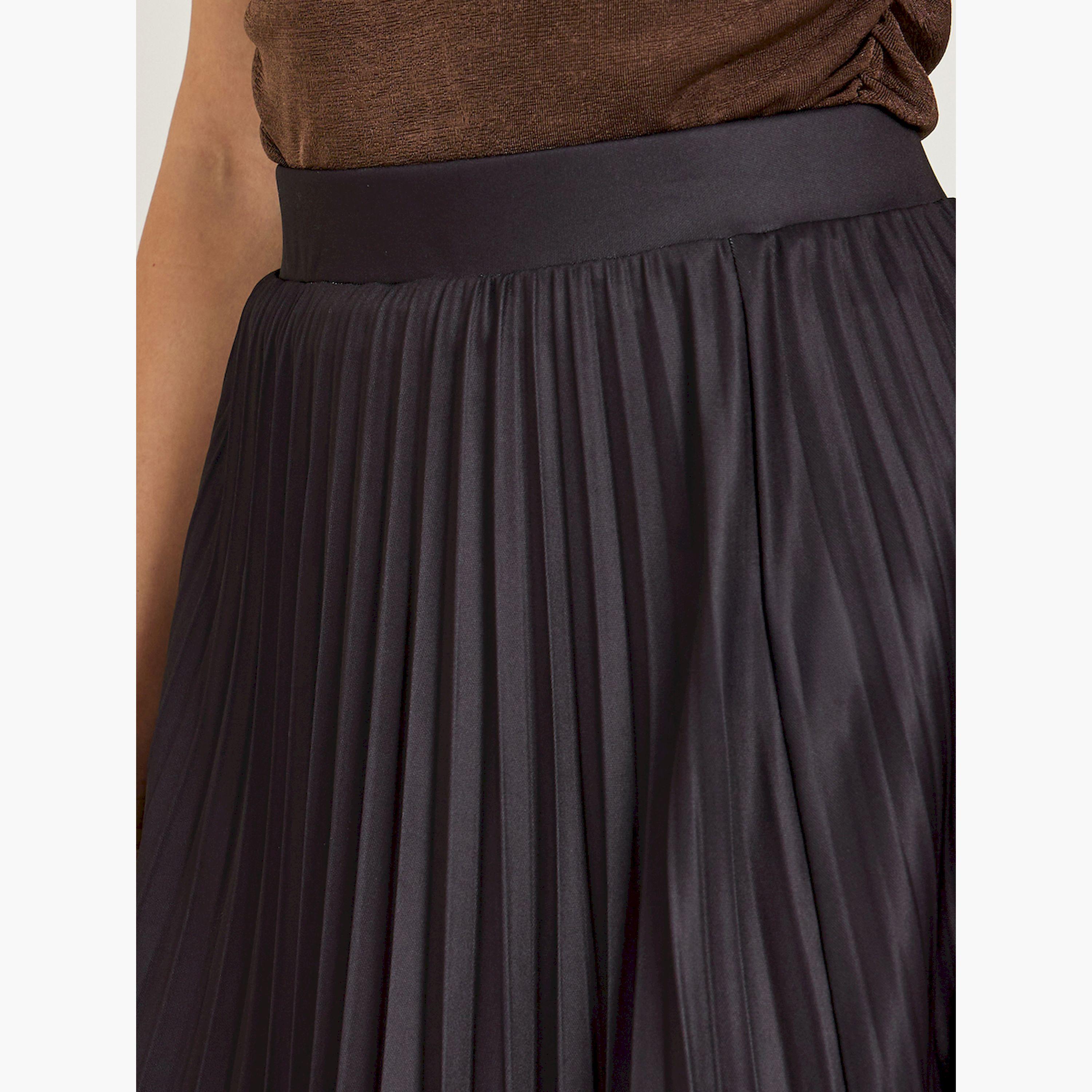 تنورة ميدي بكسرات وحافة واسعة بنمط متدرج-women-clothing-bottoms-skirts-image-3