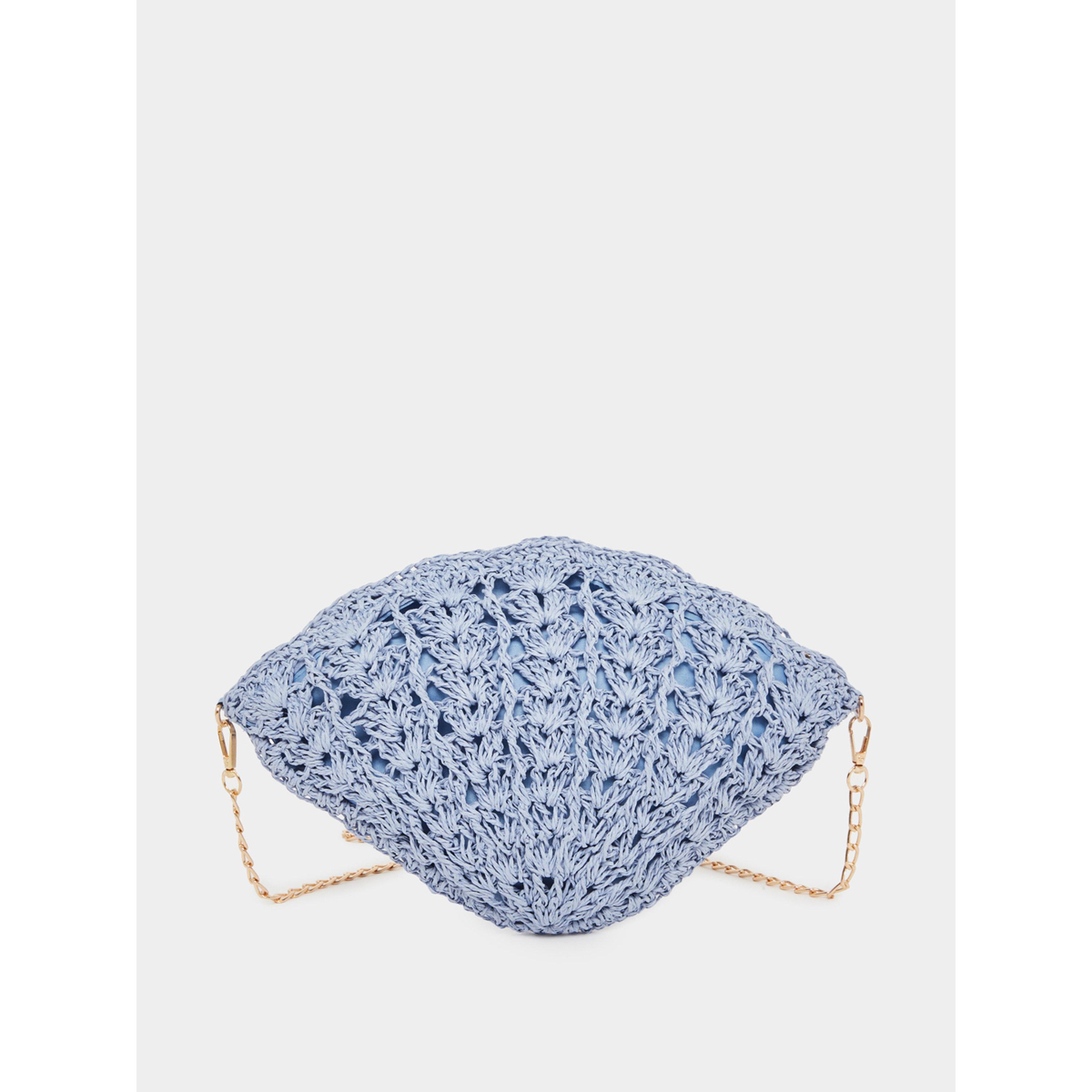 Styli Blue Crochet Mini Crossbody Bag-women-bagsandwallets-handbags-image-2