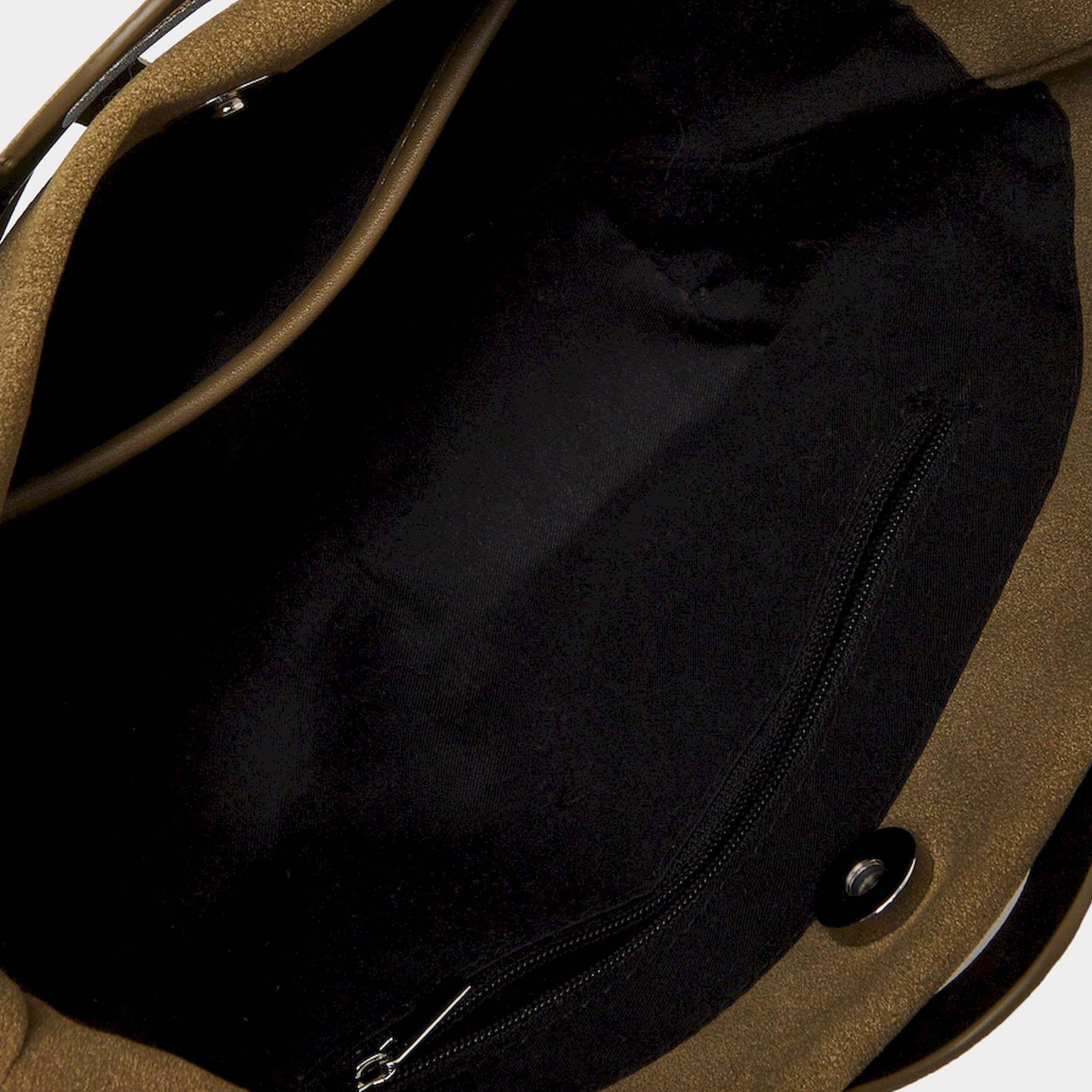 Styli Olive Green Cutout Detail Handbag-women-bagsandwallets-handbags-image-5