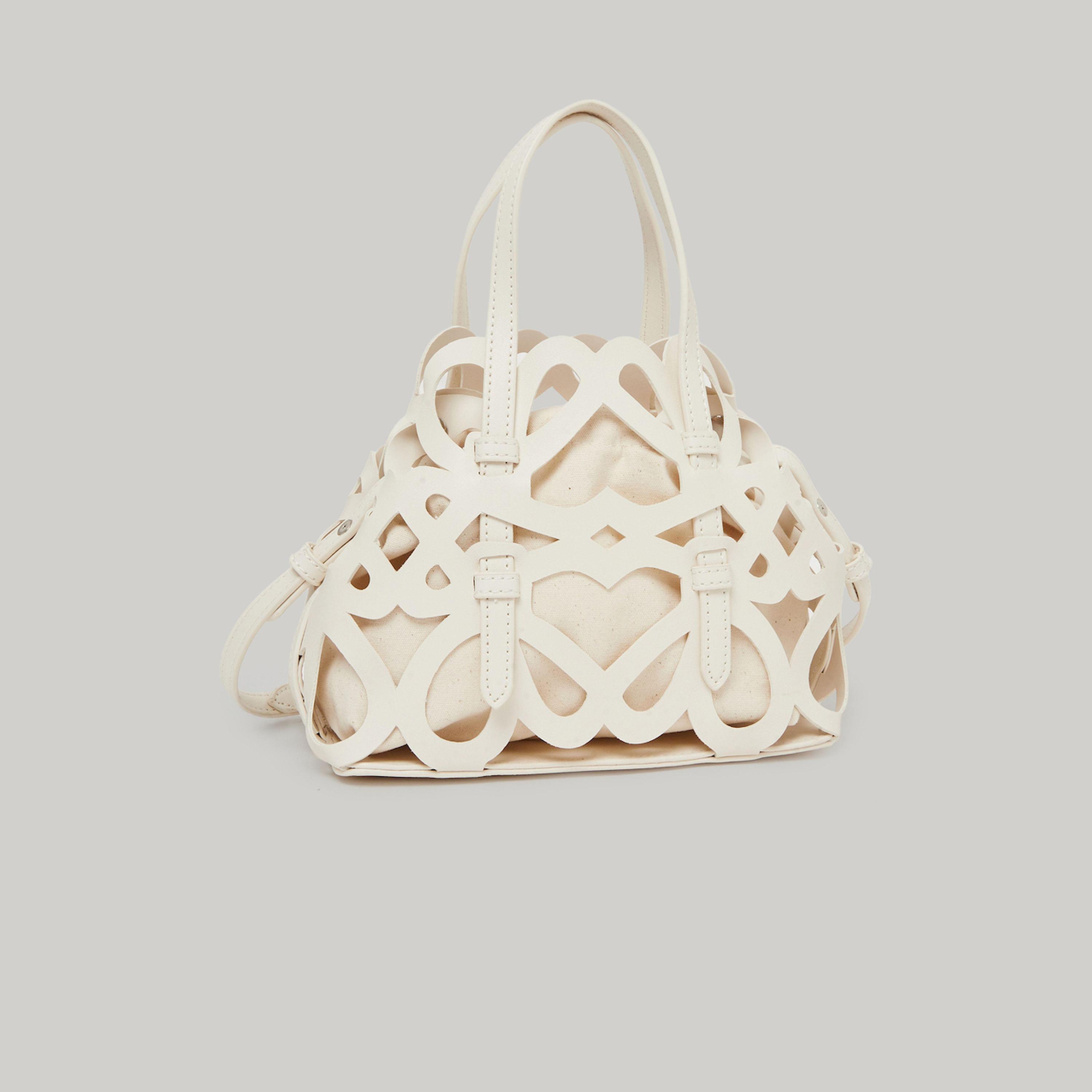 Styli White Cutout Detail Handbag-women-bagsandwallets-handbags-image-1