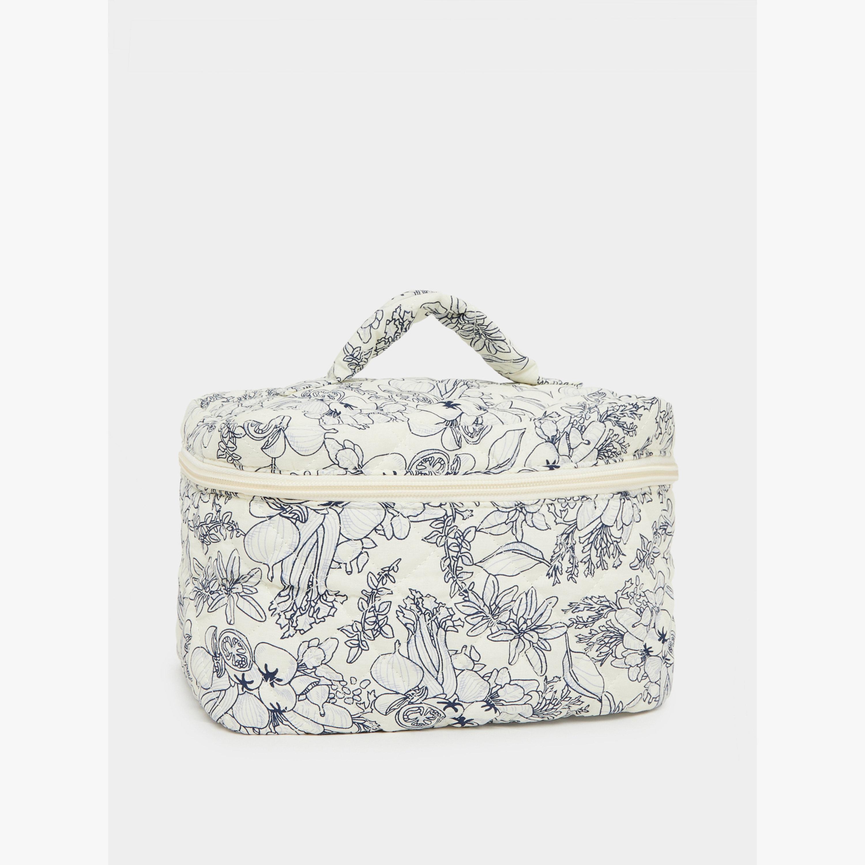 Styli Floral Printed Quilted Wash Bag-women-bagsandwallets-handbags-image-1