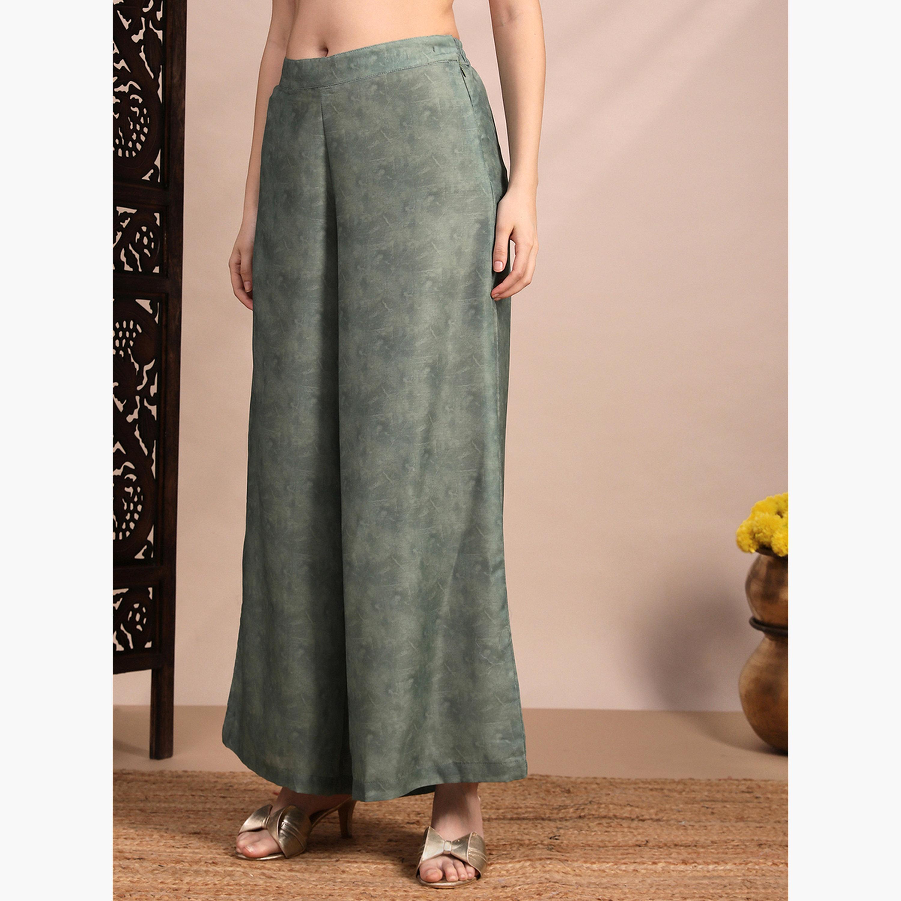 طقم منسق من تونيك وبنطال واسع الأرجل بطبعة عرقية-women-clothing-coordsets-image-5