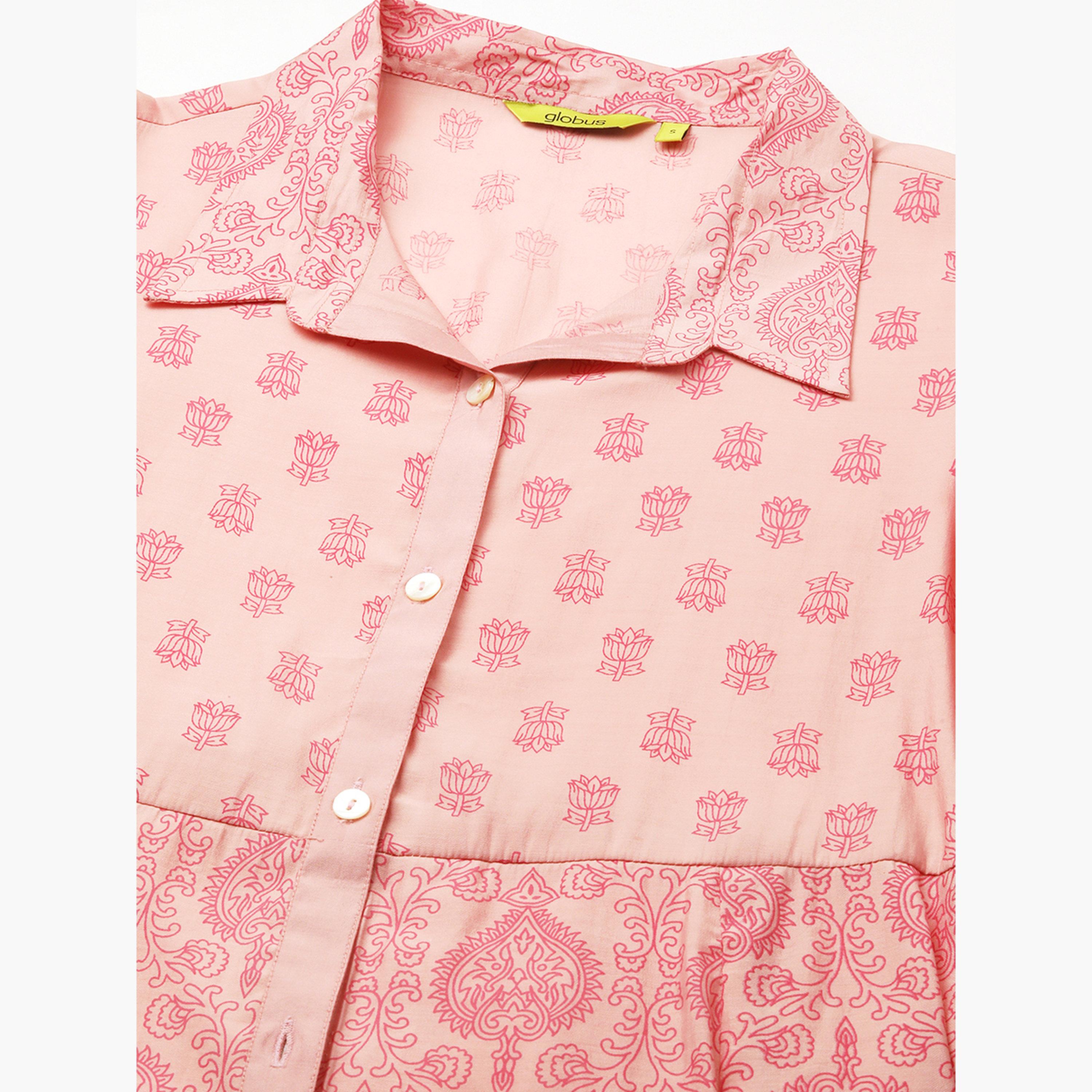 فستان ميدي بحمالات مع كارديجان قصير-women-clothing-ethnicwear-dresses-image-5