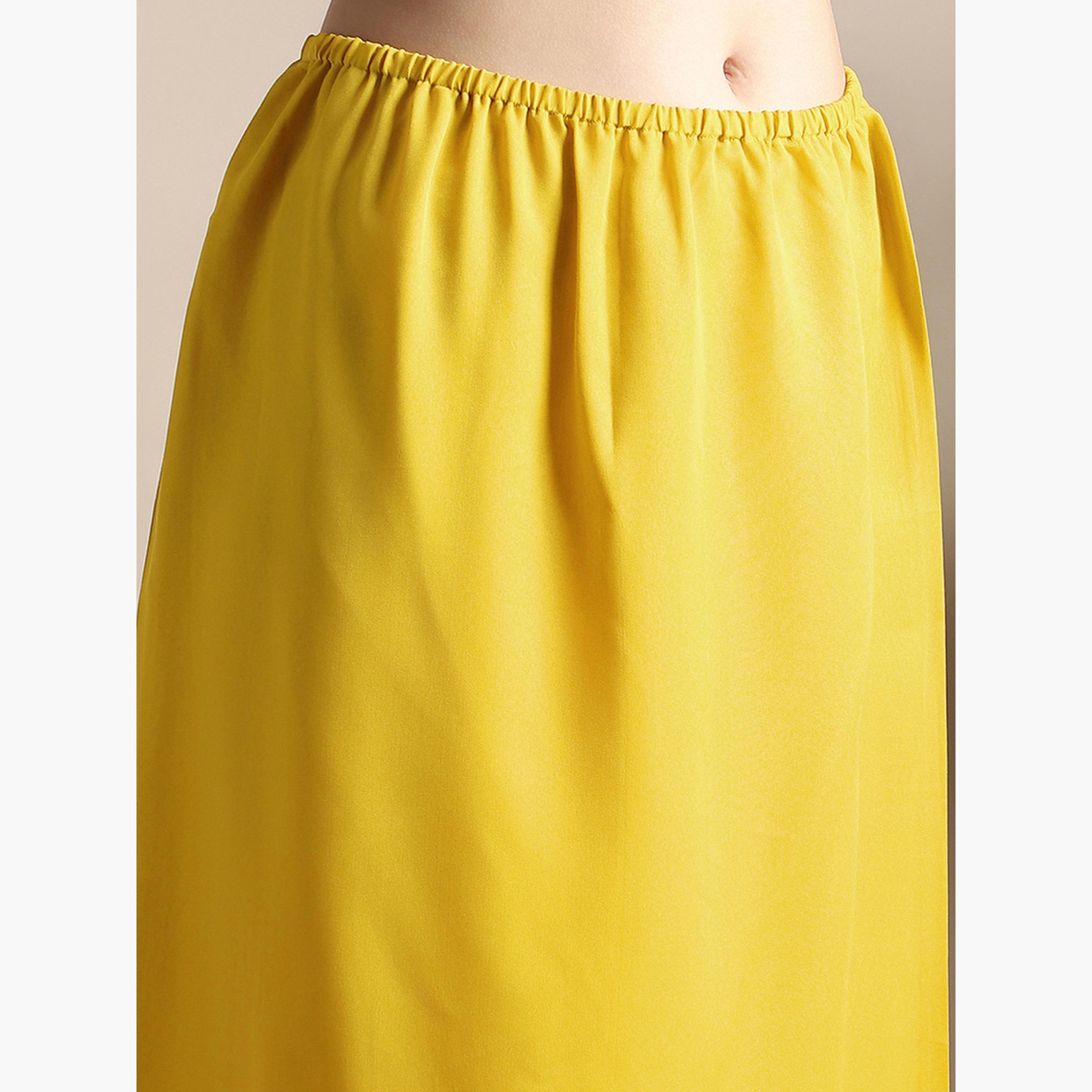 فستان ميدي بكتف واحد وطبعة زهور-women-clothing-ethnicwear-dresses-image-4