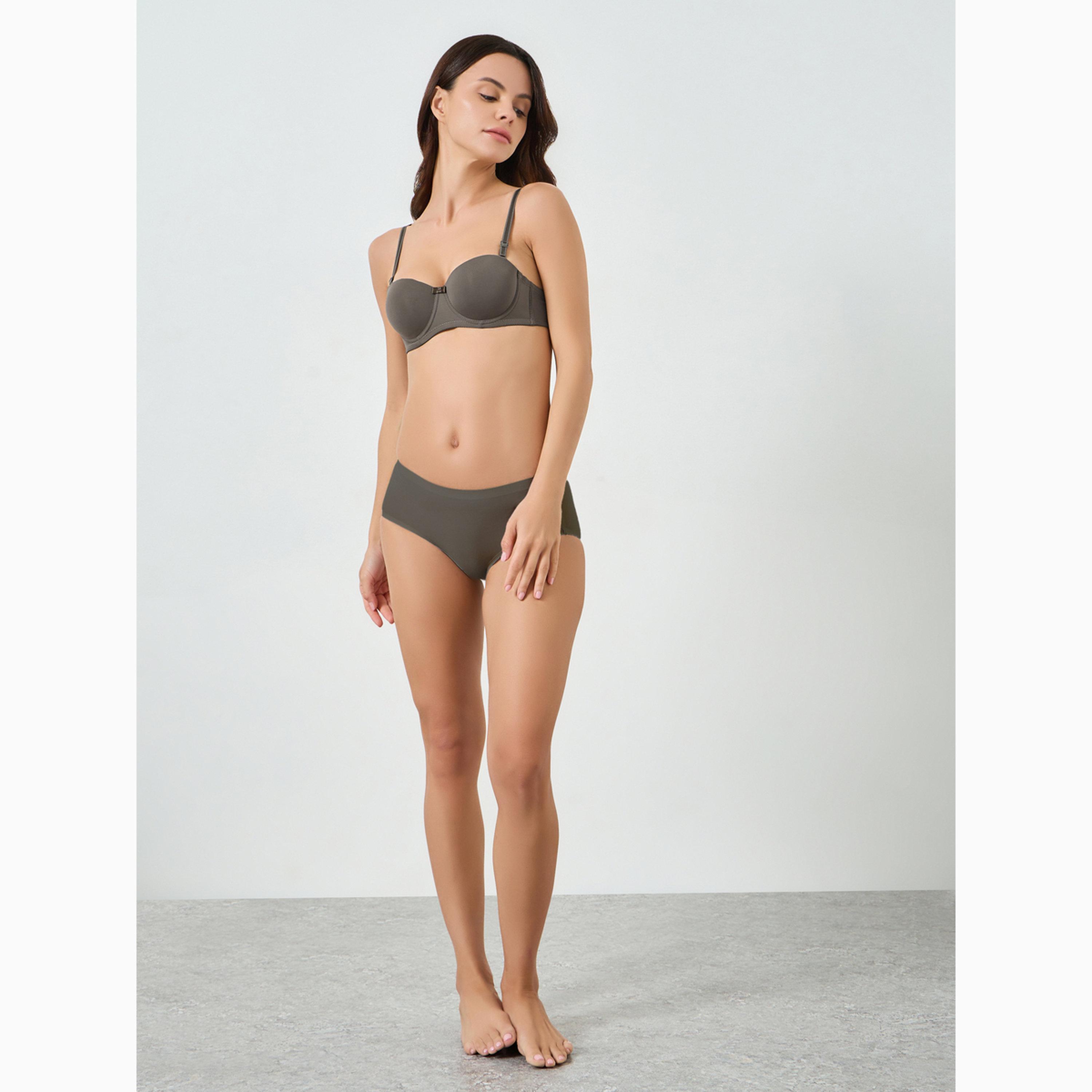 Styli Pack fo 2 - Padded Wired Balconette Bra-women-clothing-lingerie-bras-image-2