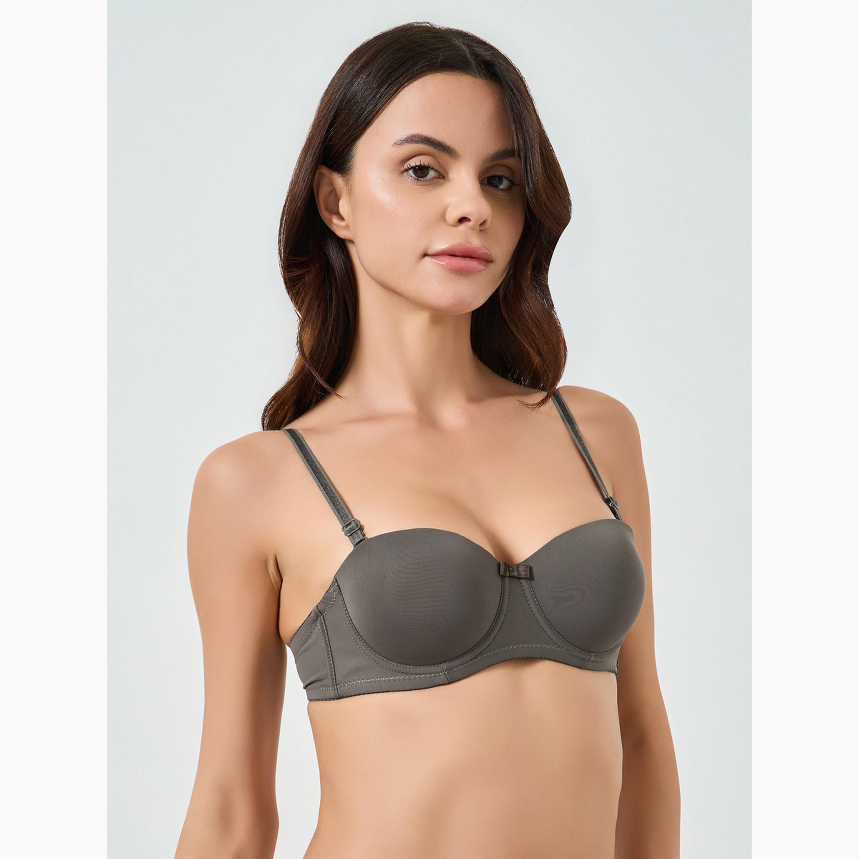 Styli Pack fo 2 - Padded Wired Balconette Bra-women-clothing-lingerie-bras-image-3